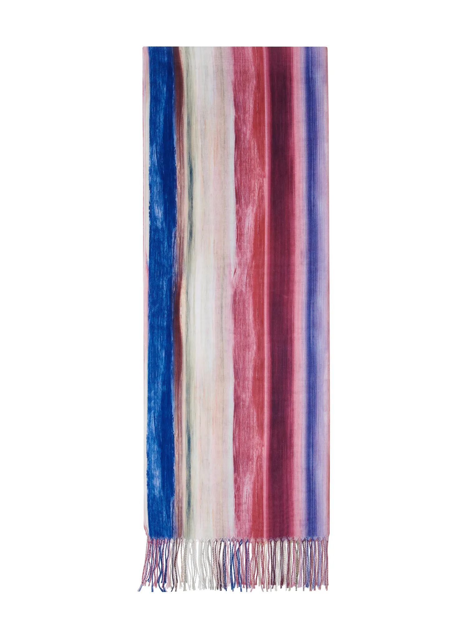 Палантин с принтом полоска в цвете мультиколор фото 2