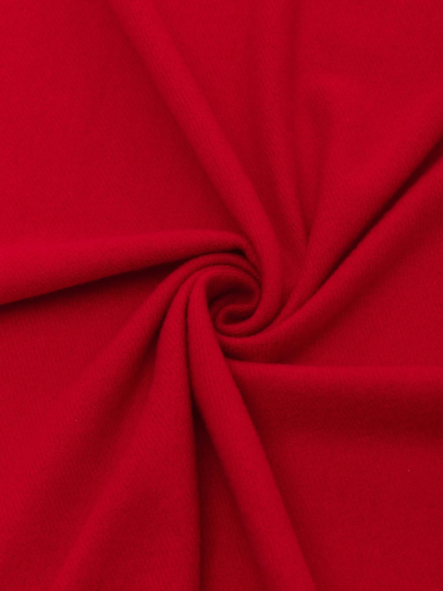 Палантин однотонный из вискозы красного цвета фото 1