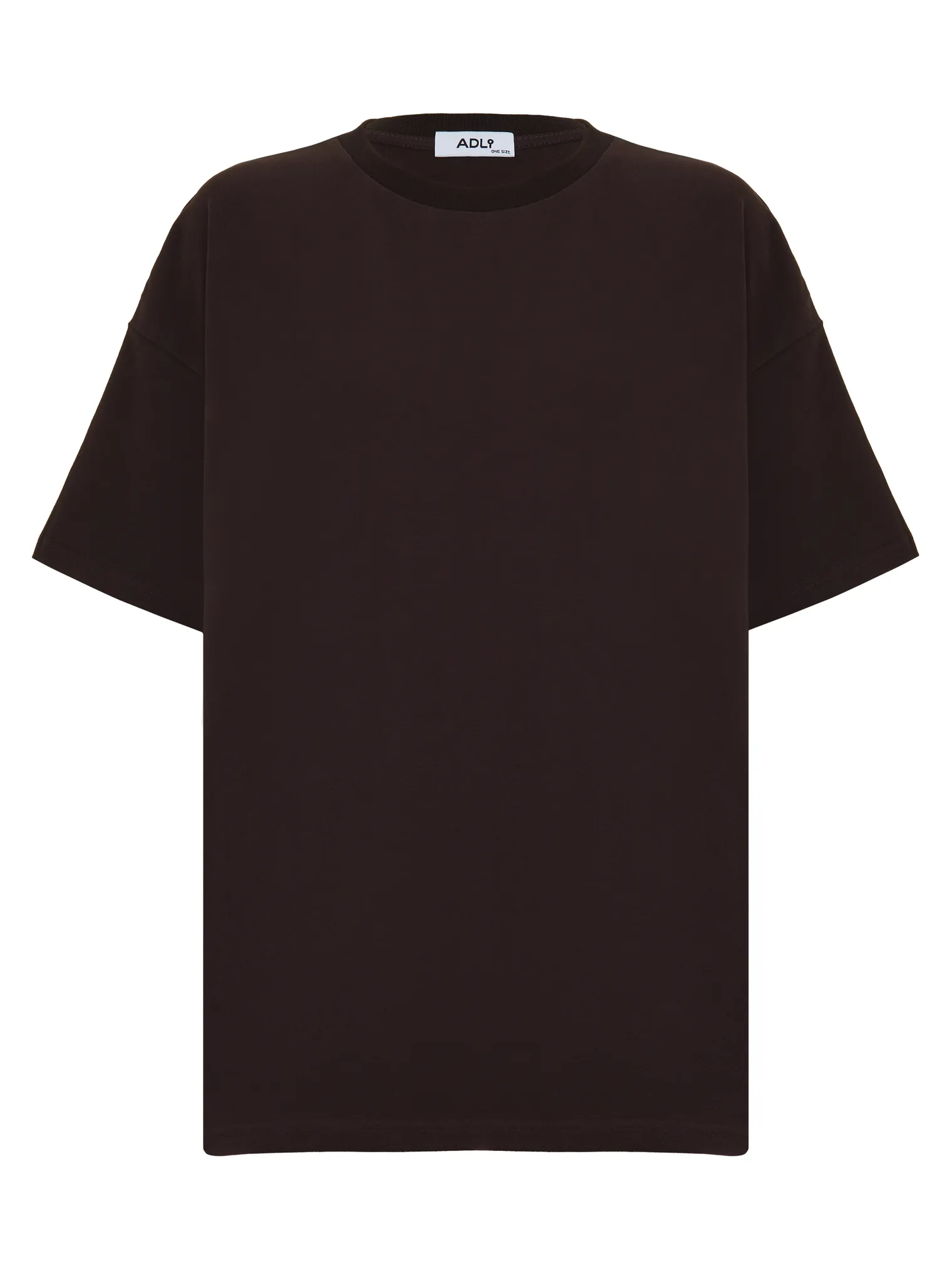 Футболка мужского кроя цвета горький шоколад фото 5