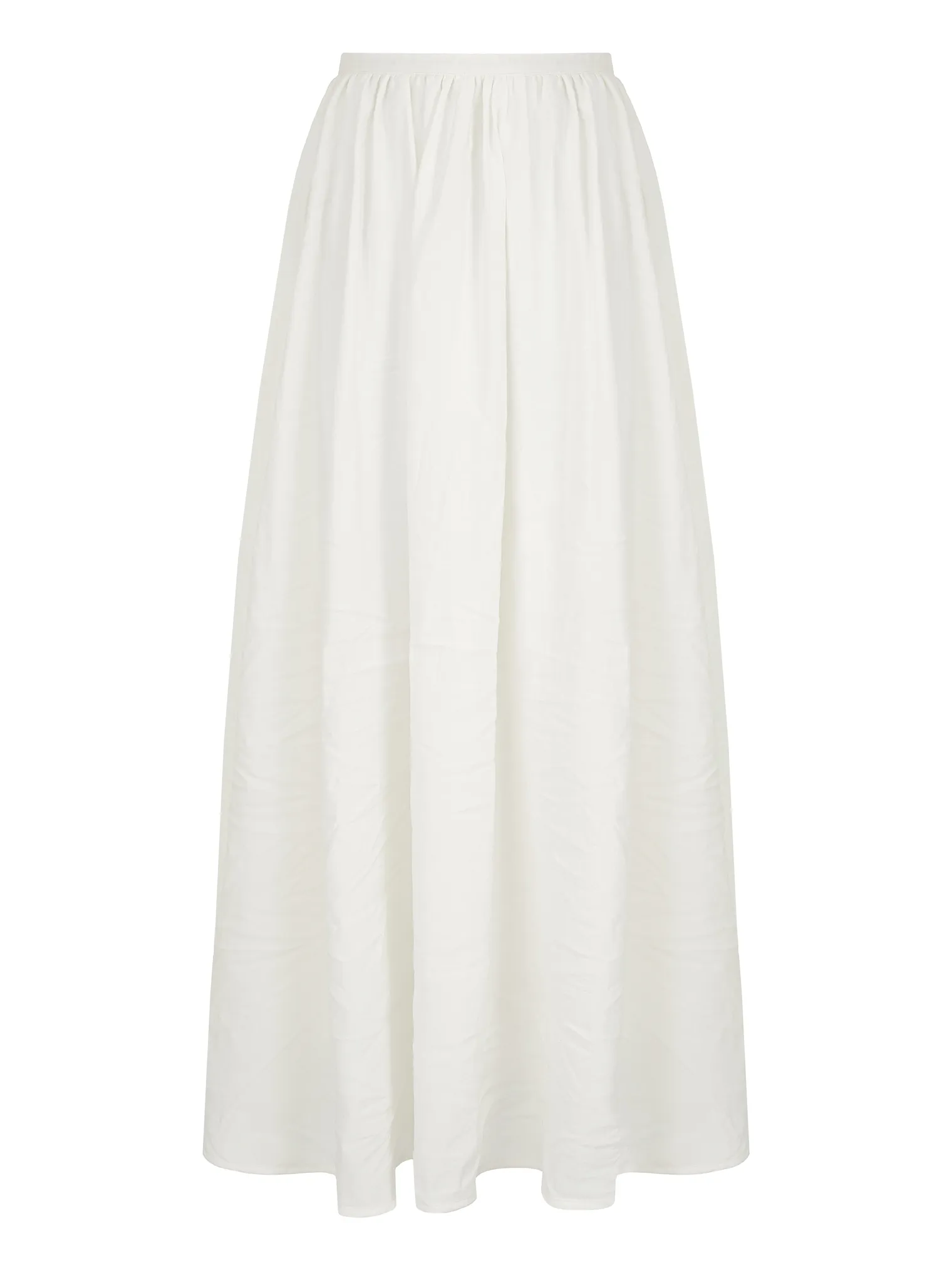 Юбка миди цвета тофу фото 7