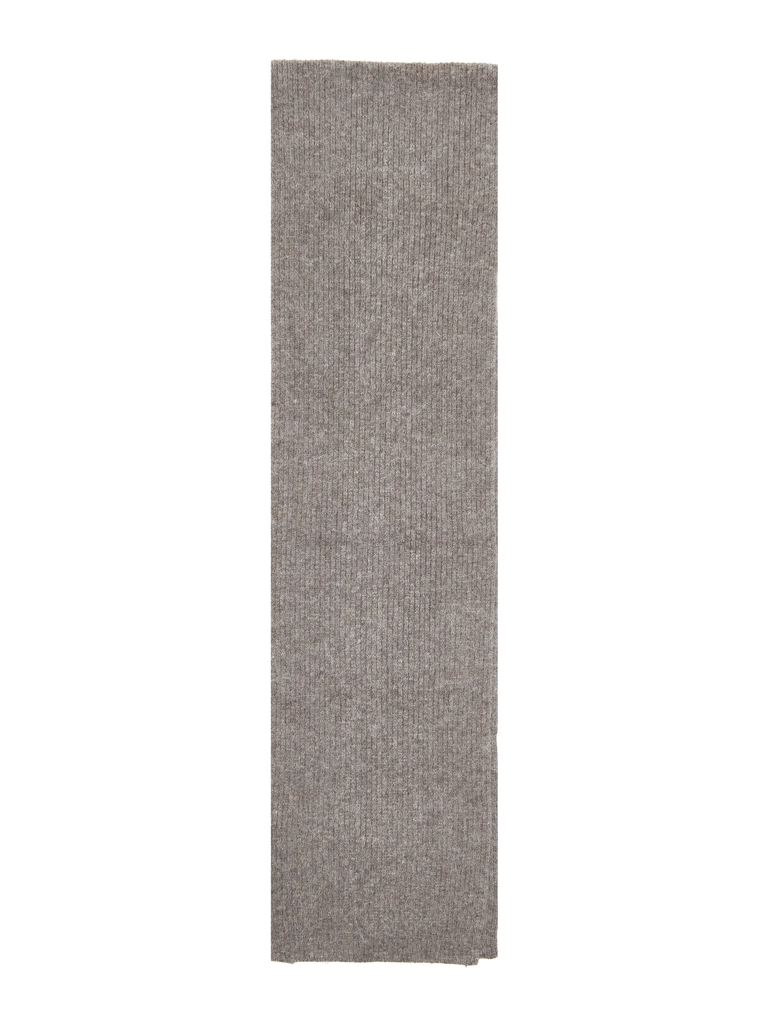 Шарф из ангоры кофейного цвета фото 2