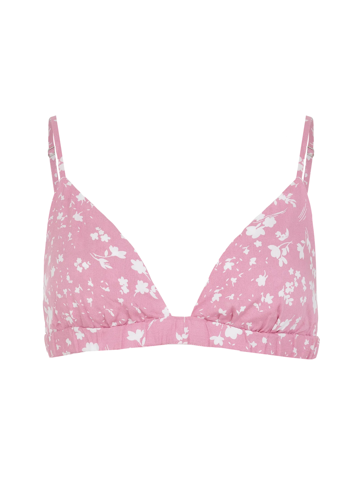 Костюм из хлопка: рубашка, брюки, топ с принтом в цвете розовый/белый фото 2