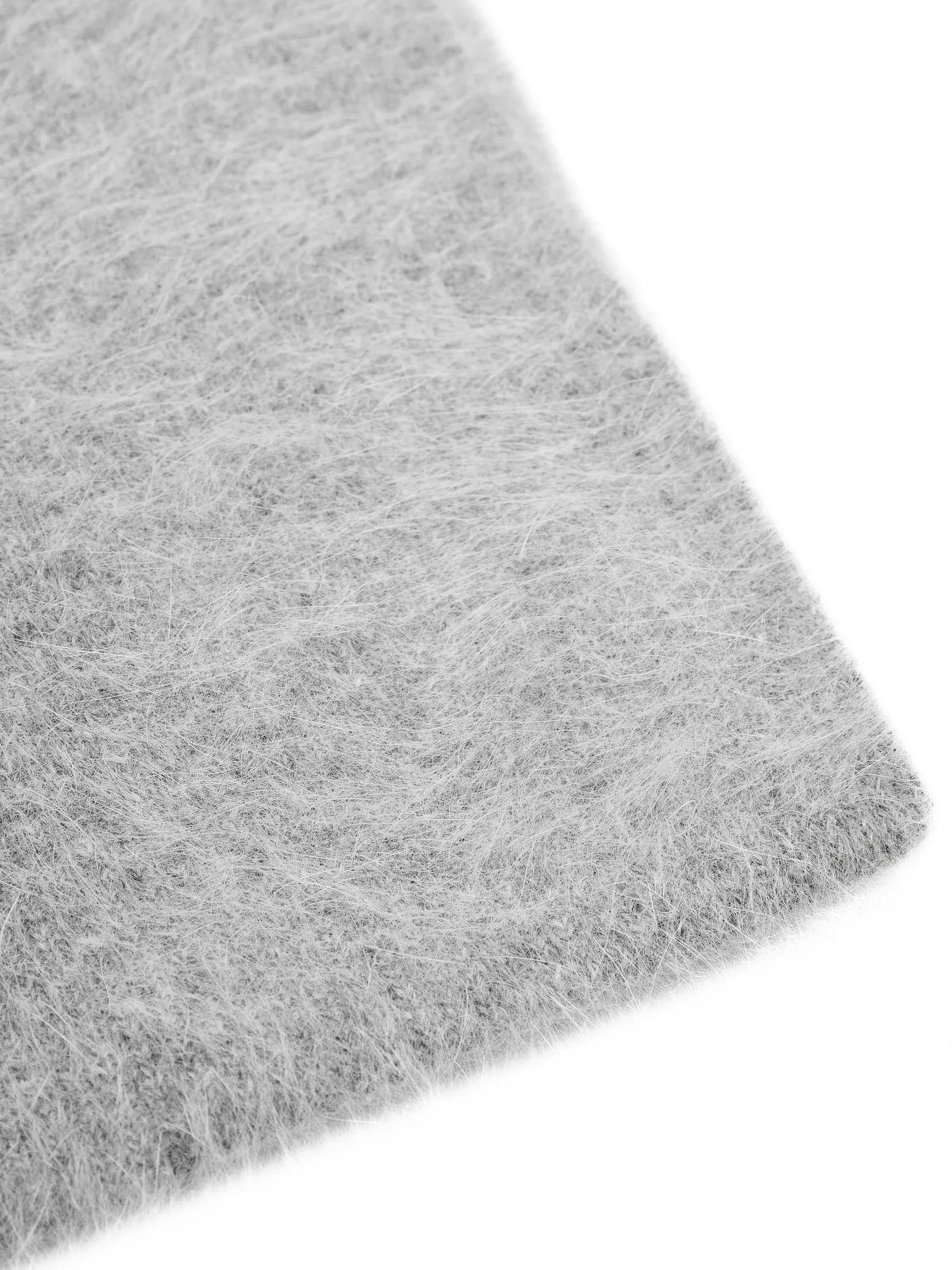 Шарф из ангоры графитового цвета фото 1