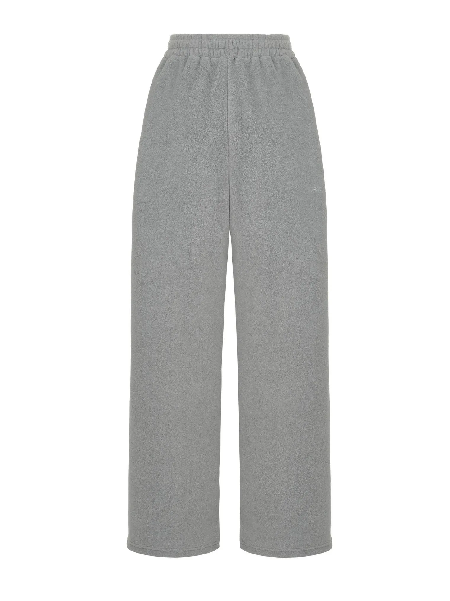 Брюки с карманами из флиса пепельного цвета фото 7