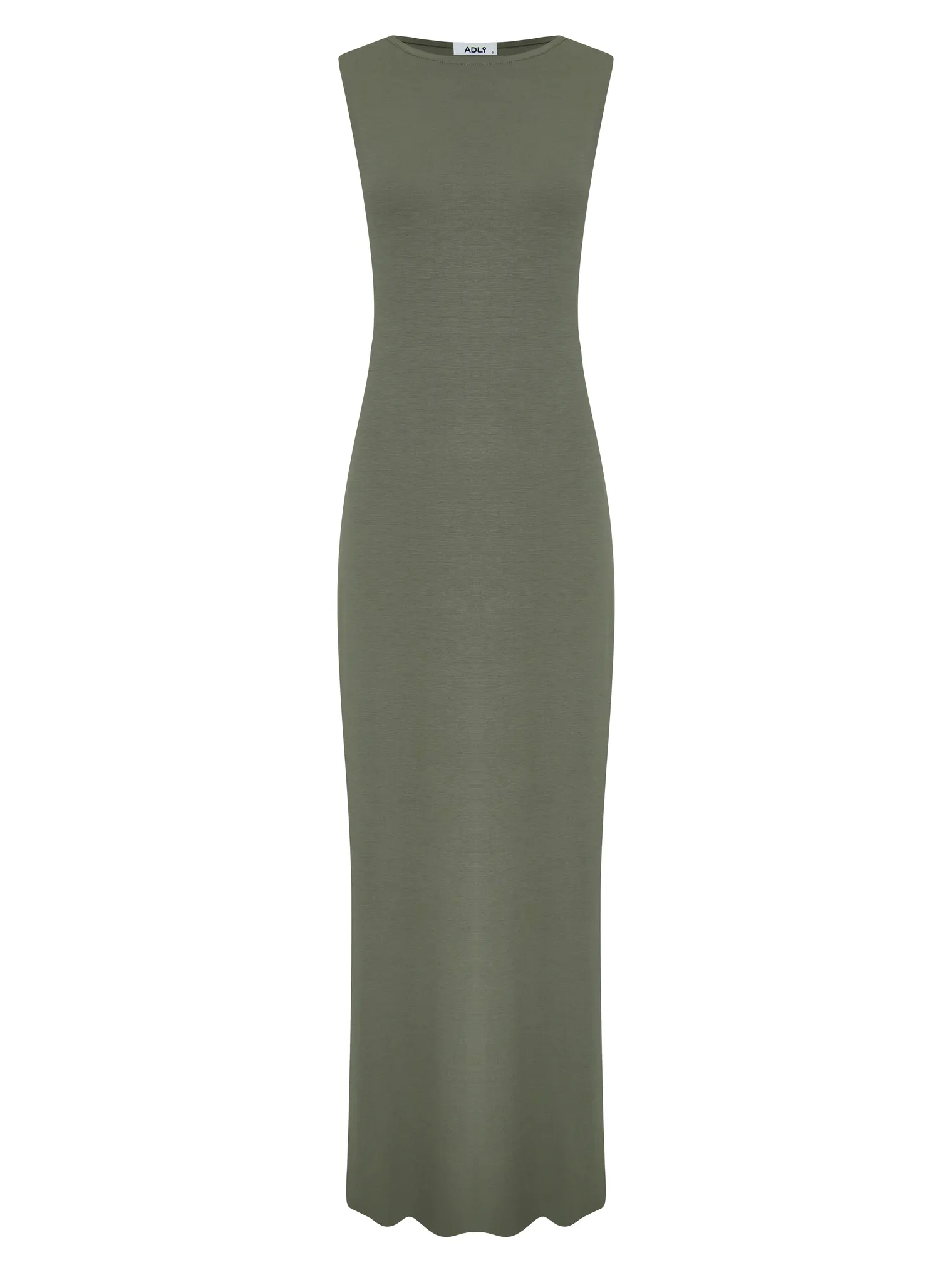 Платье макси цвета хаки фото 8