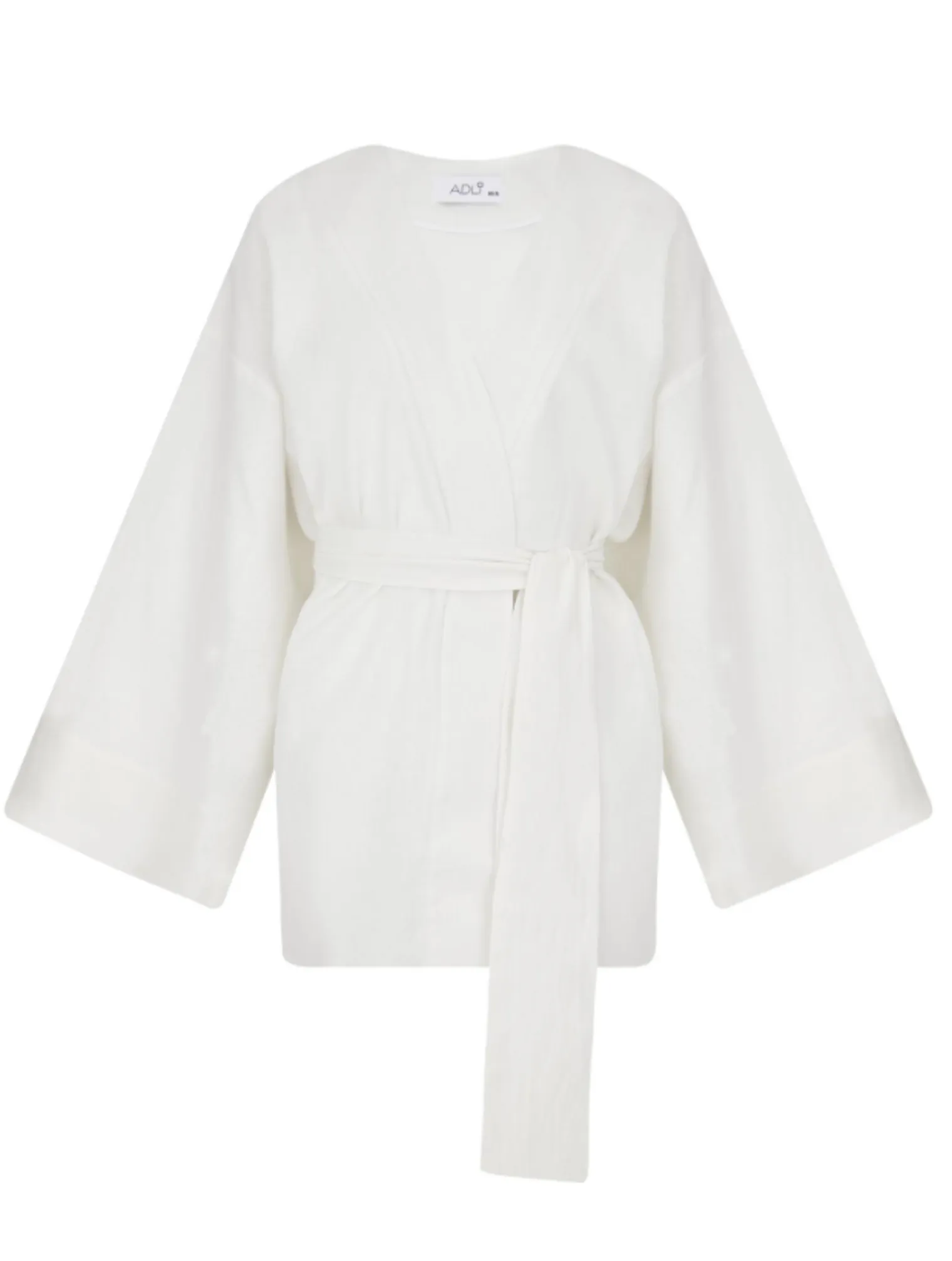 Кимоно с поясом цвета тофу фото 8