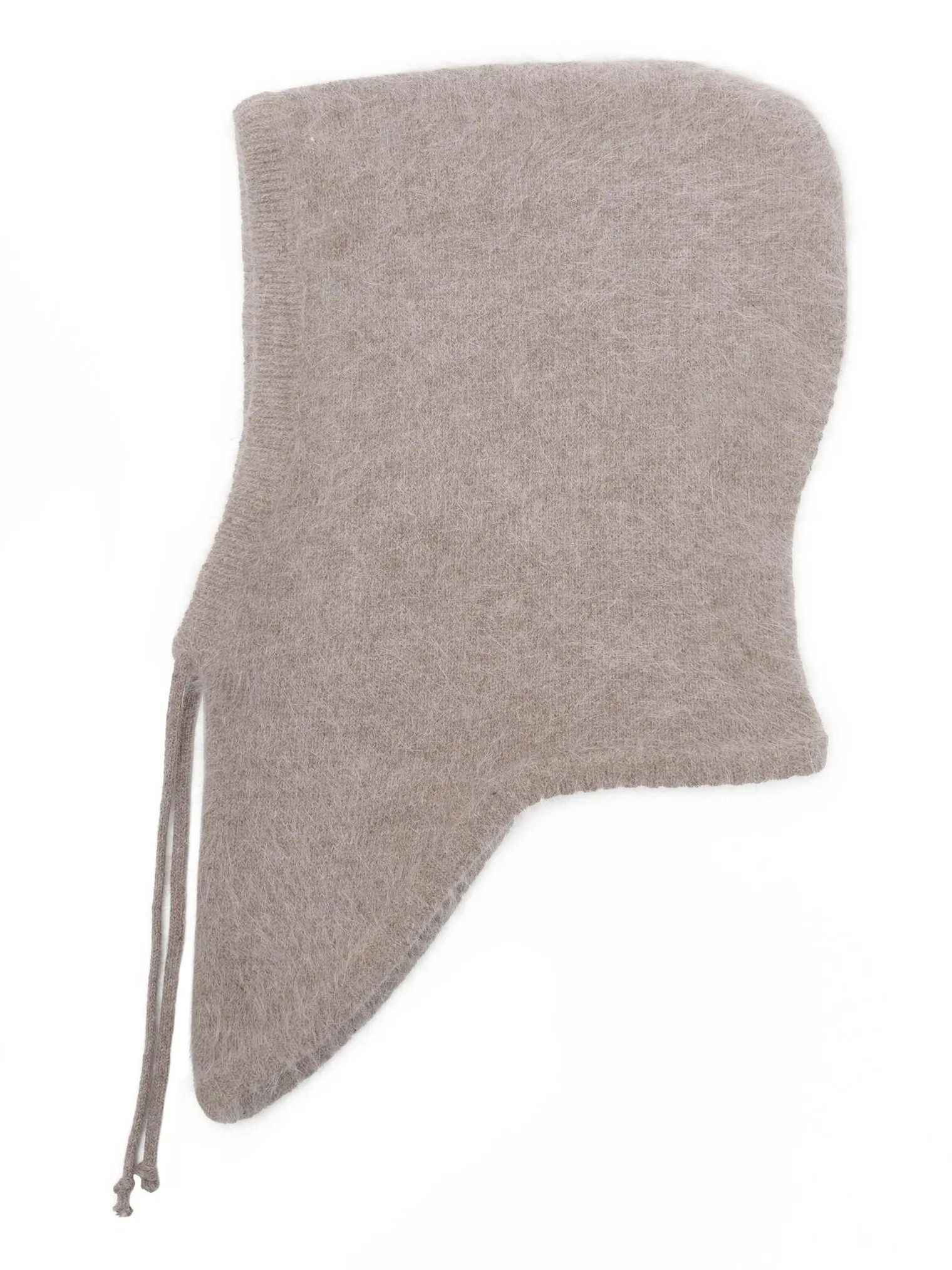 Капор из ангоры кофейного цвета фото 1