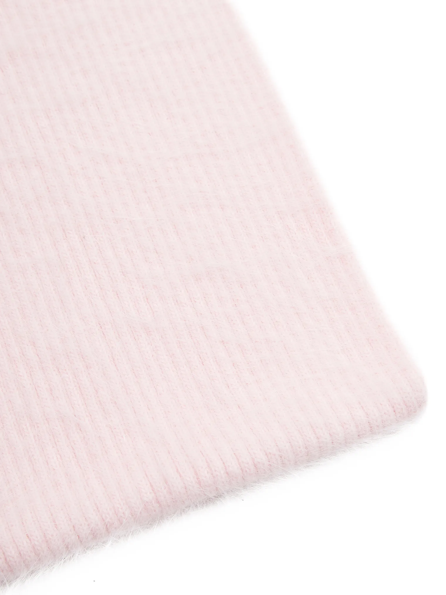 Шарф из ангоры розового цвета фото 1