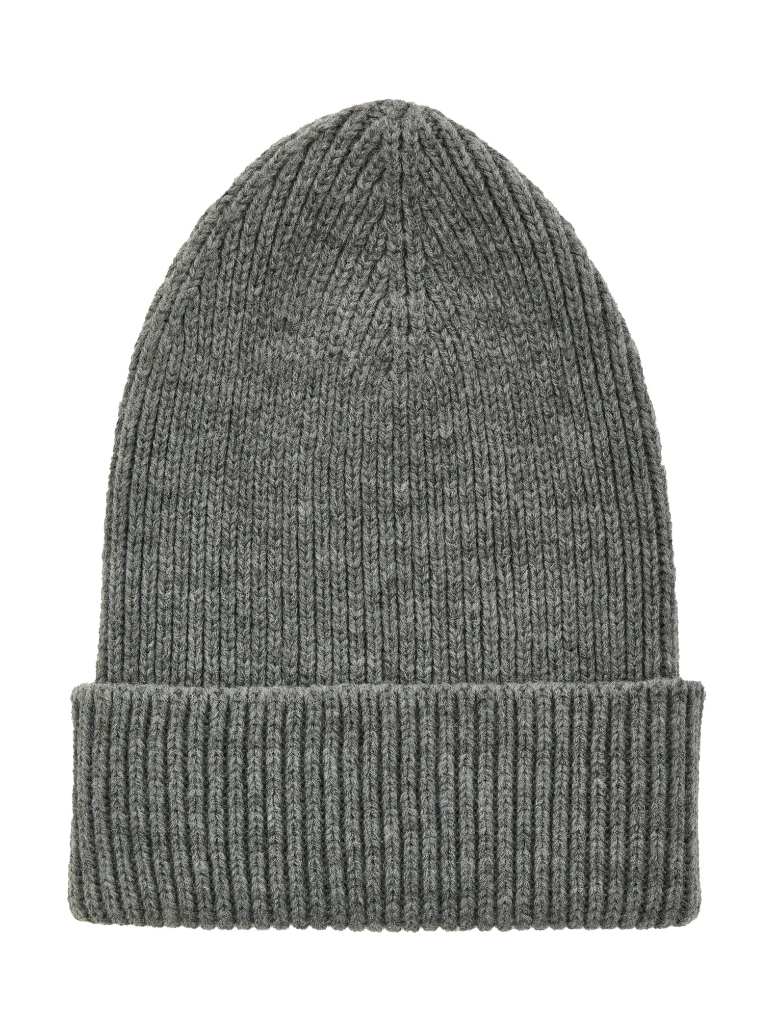 Шапка из шерсти мериноса пепельного цвета фото 1