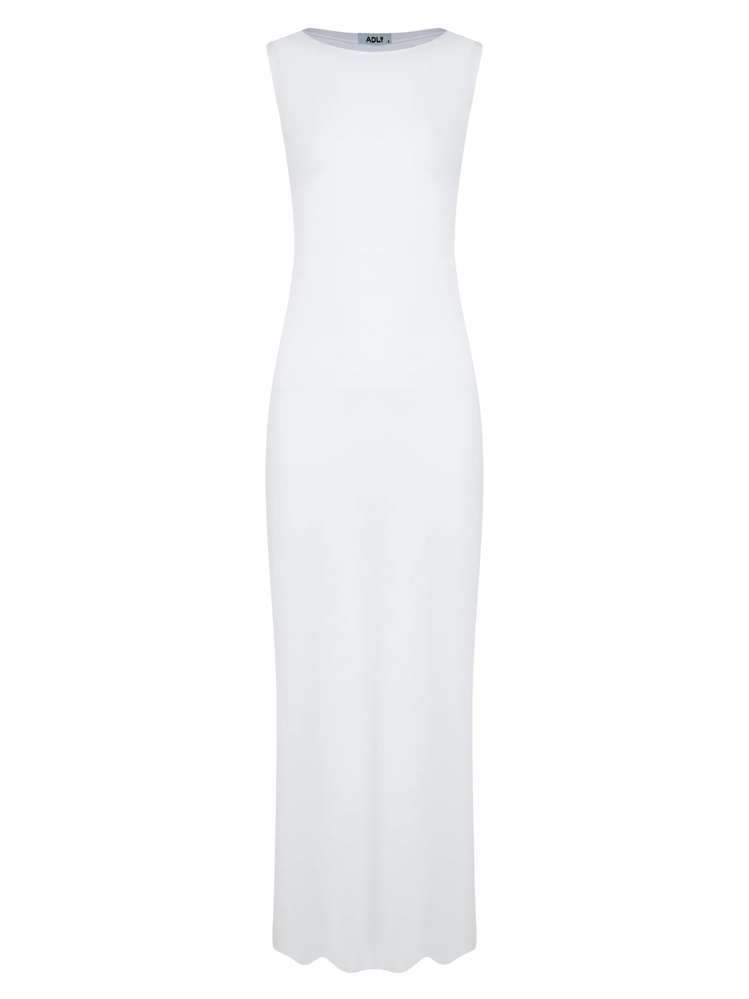 Платье макси белого цвета фото 9