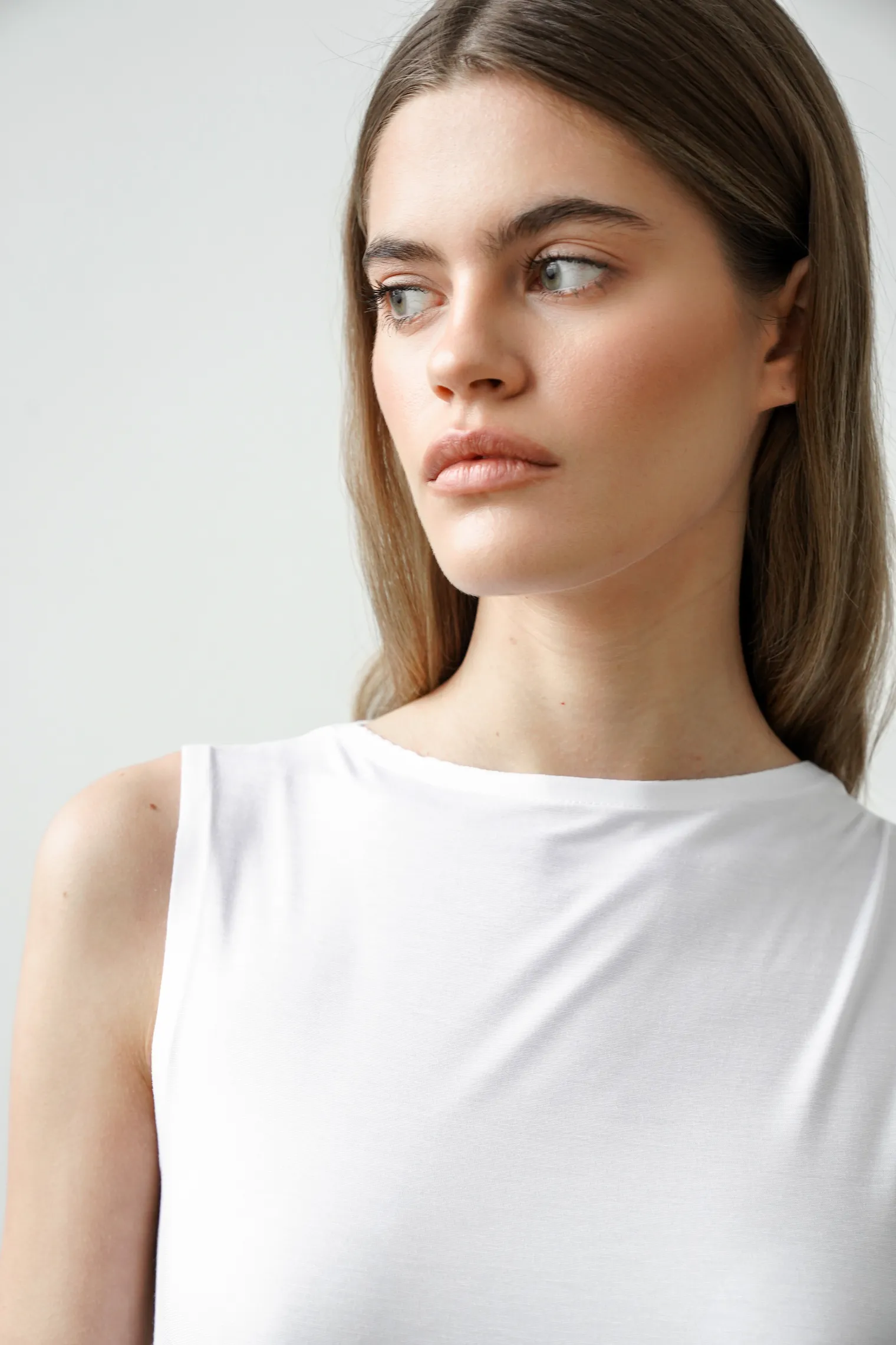 Платье макси белого цвета фото 7