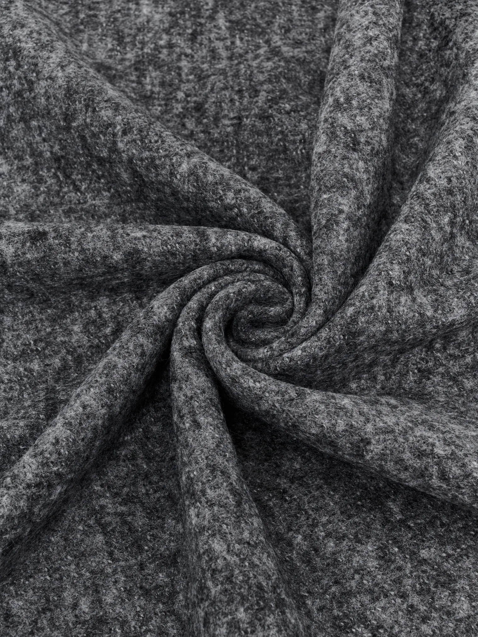 Палантин однотонный из вискозы серого цвета фото 1