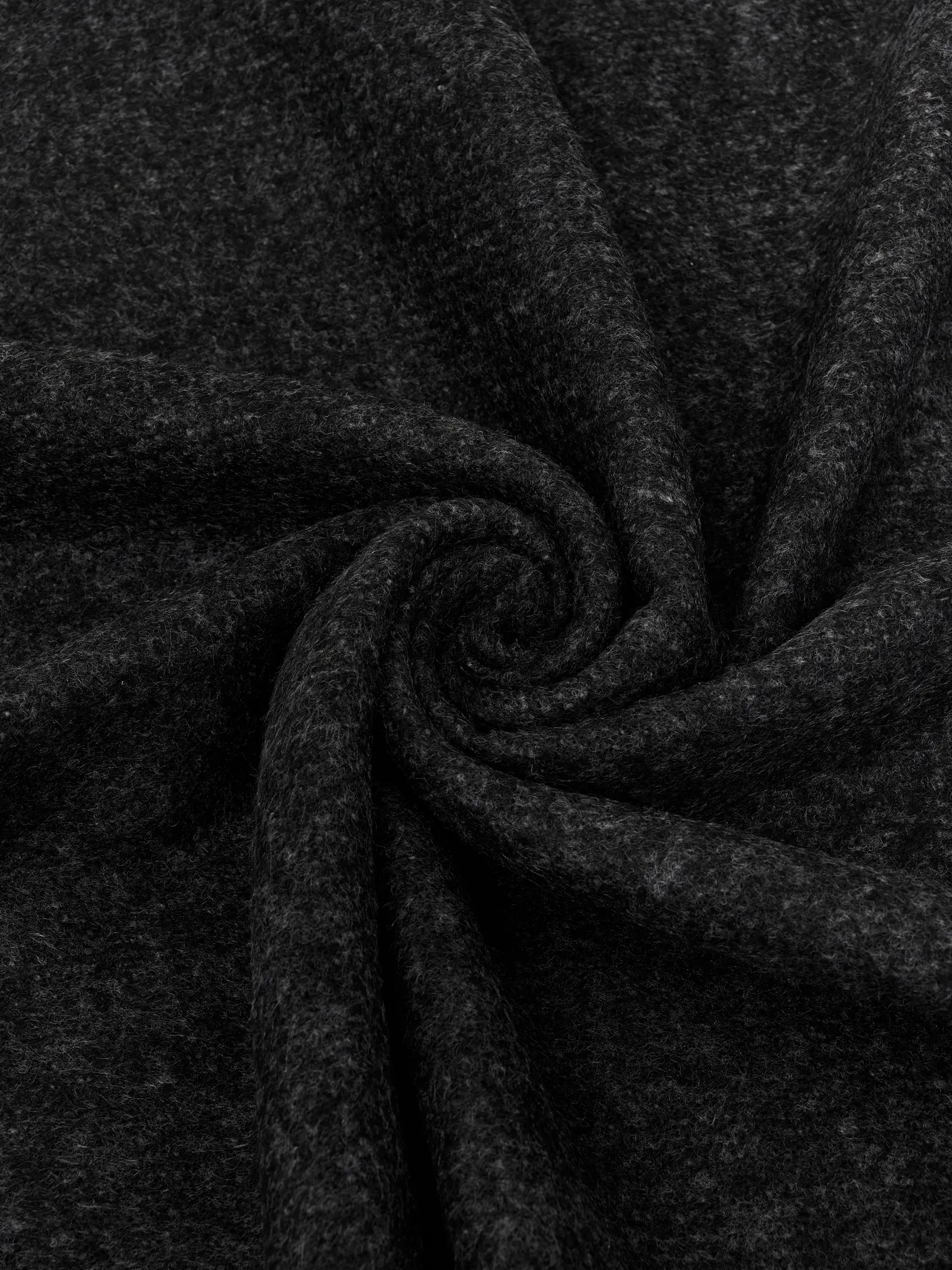 Палантин однотонный из вискозы графитового цвета фото 1