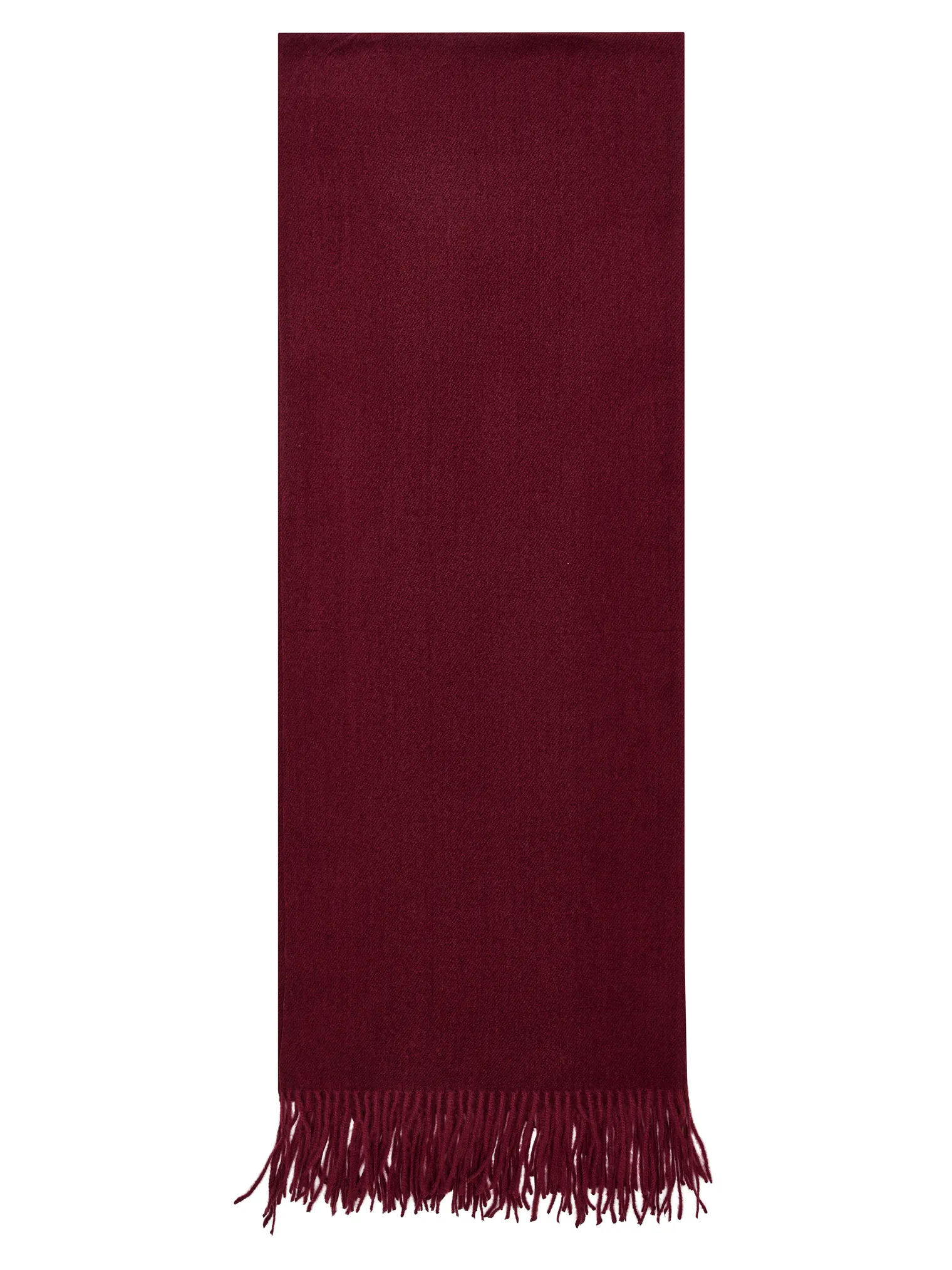 Палантин однотонный из вискозы бордового цвета фото 2