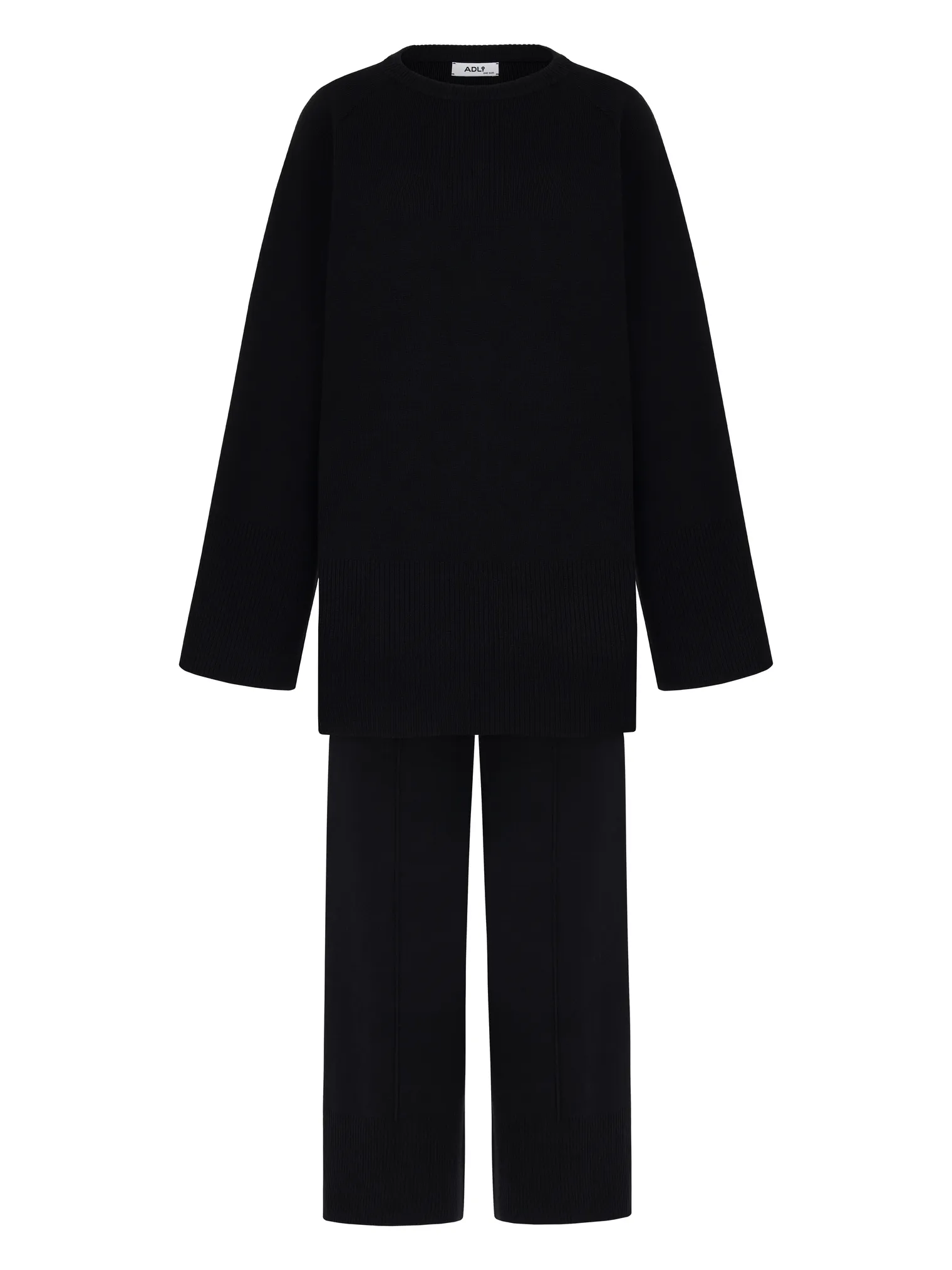 Комплект: джемпер, брюки чёрного цвета фото 9