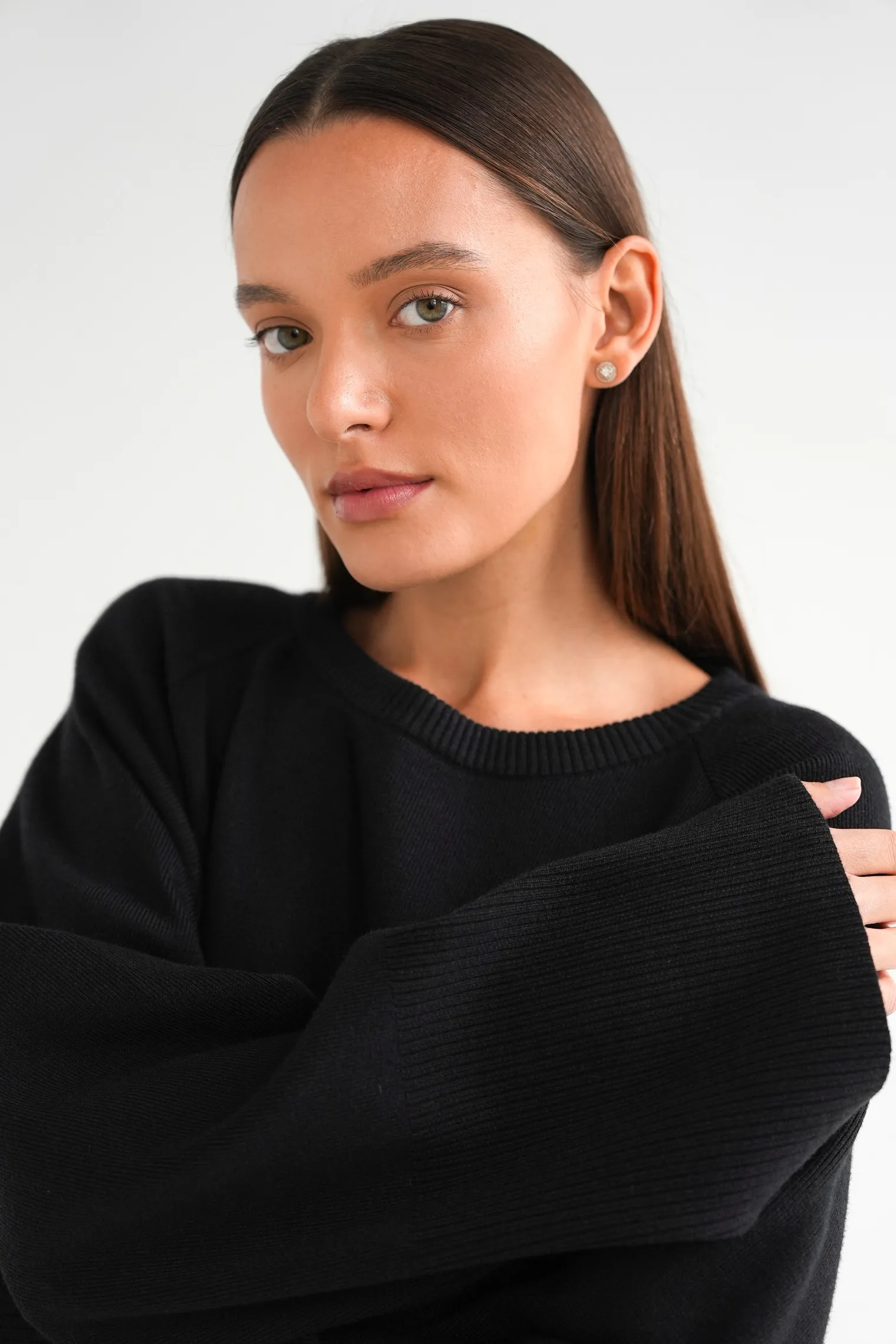 Комплект: джемпер, брюки чёрного цвета фото 2