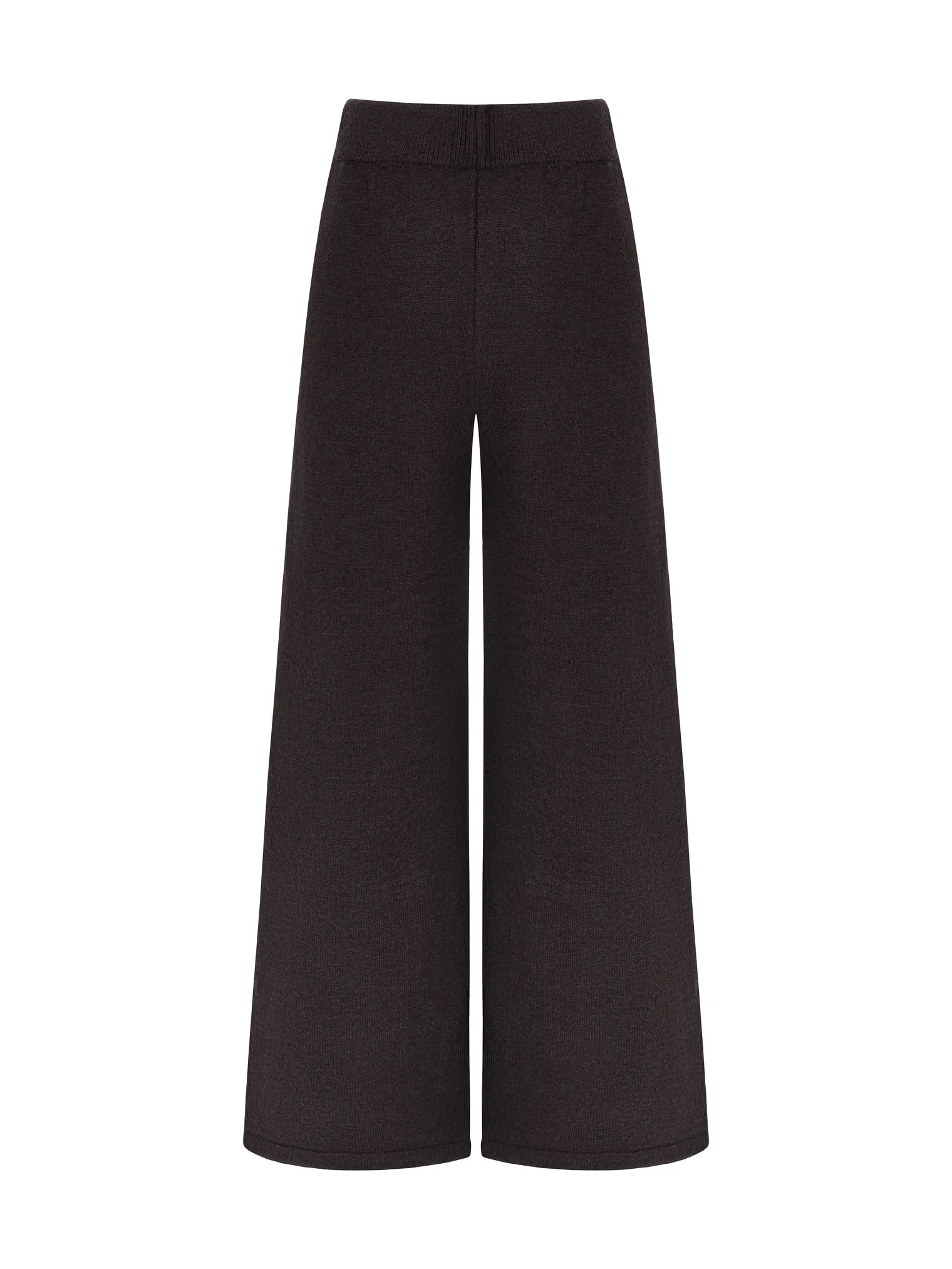 Комплект: кардиган с капюшоном, брюки цвета горький шоколад фото 10