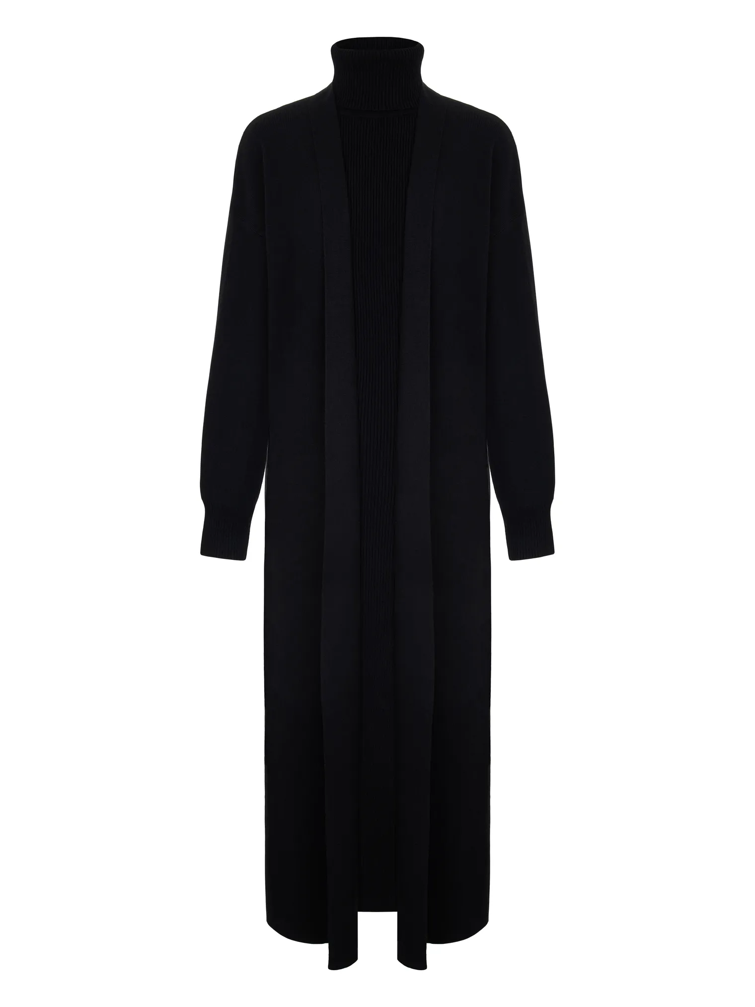 Комплект: платье, кардиган чёрного цвета фото 10