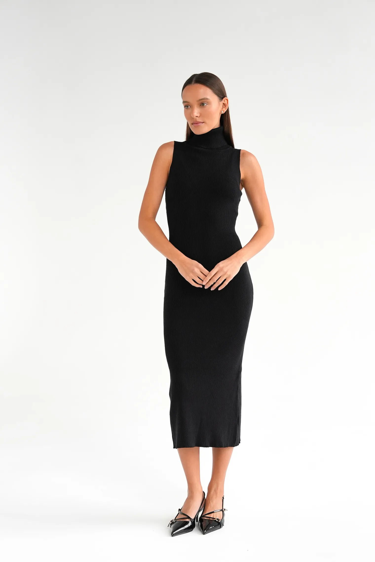 Комплект: платье, кардиган чёрного цвета фото 3