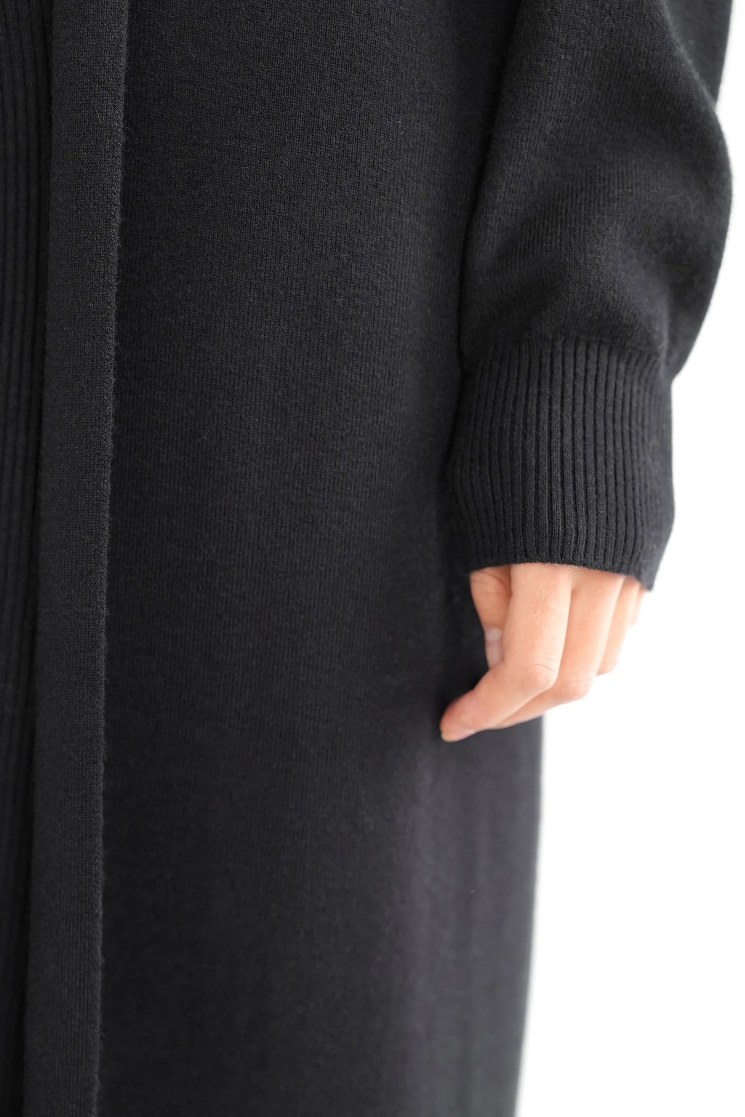 Комплект: платье, кардиган чёрного цвета фото 6