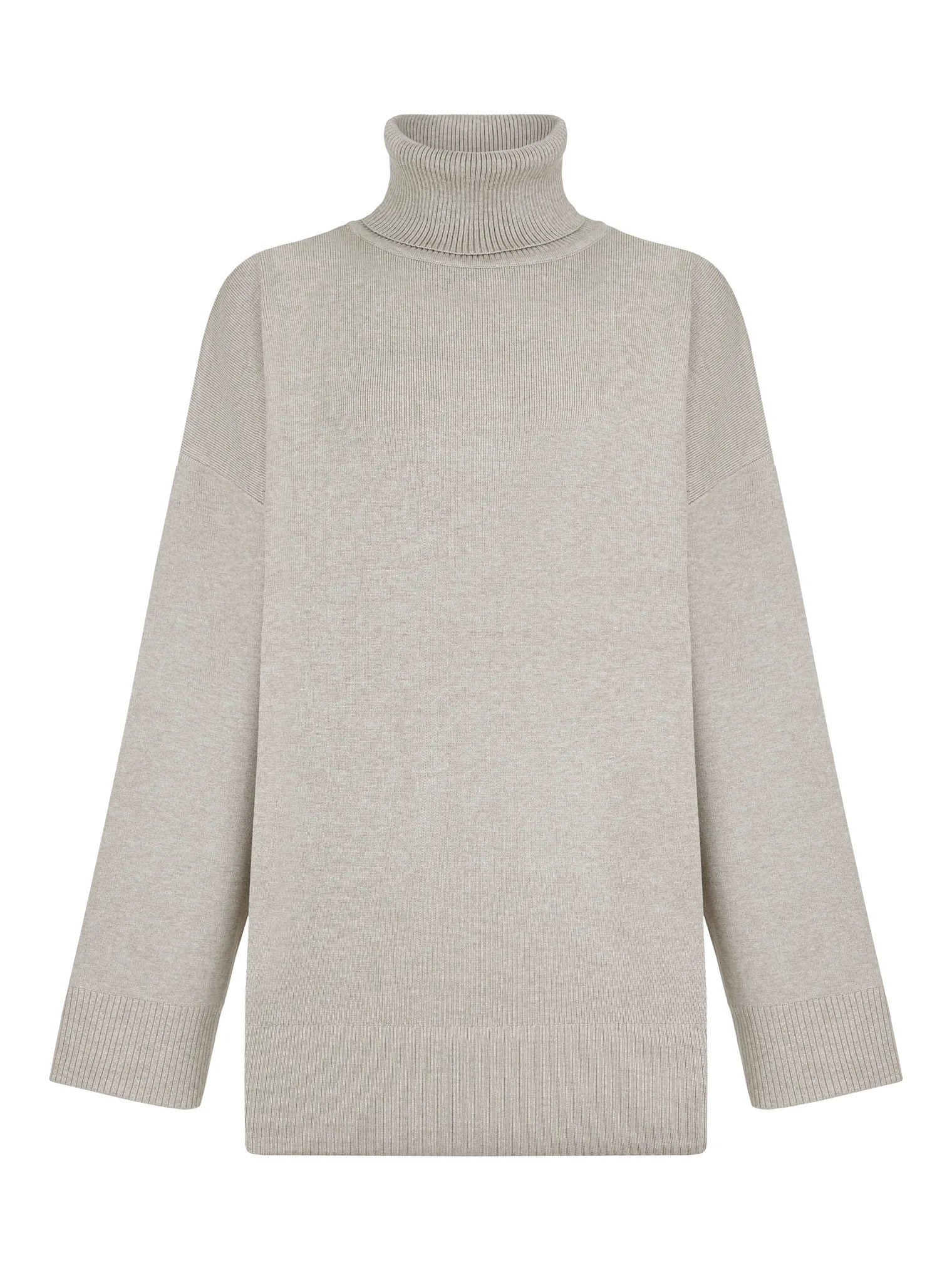 Комплект: джемпер, брюки бежевого цвета фото 10