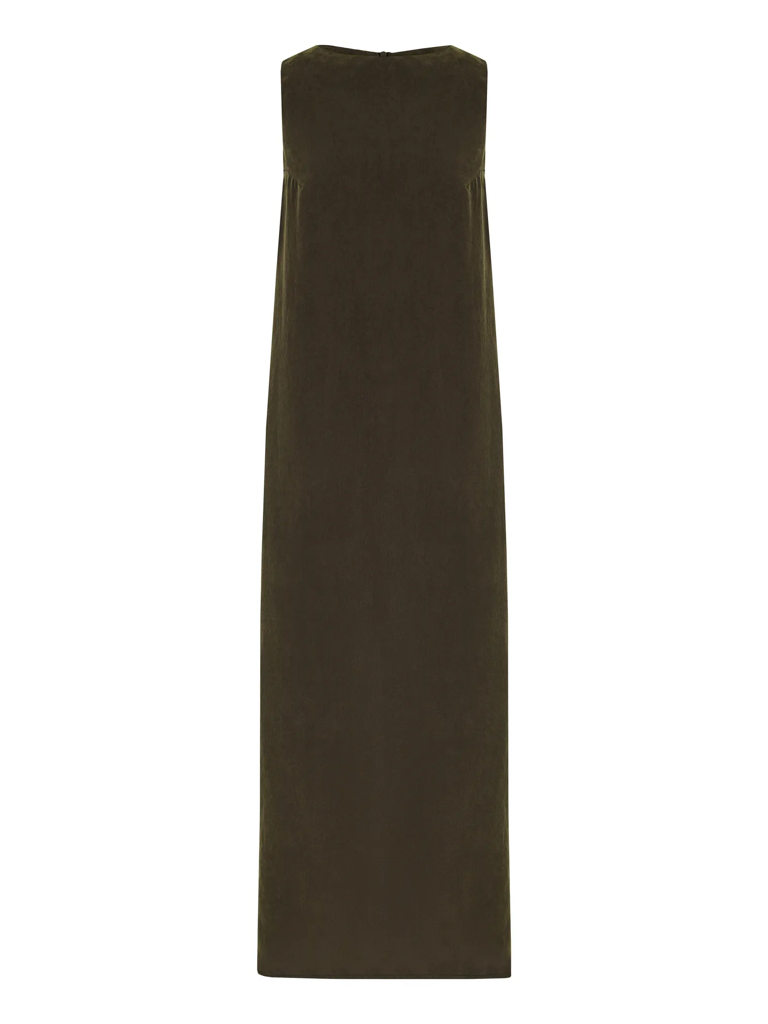 Платье-халтер из вискозы цвета горький шоколад фото 8