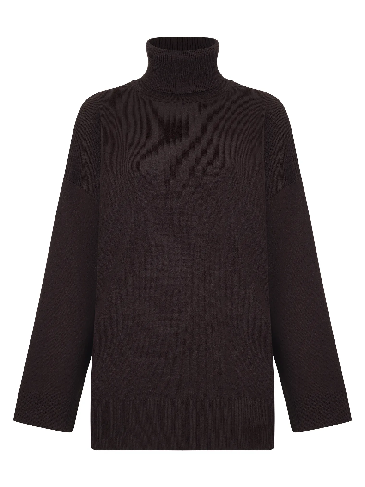 Комплект: джемпер, брюки цвета горький шоколад фото 10