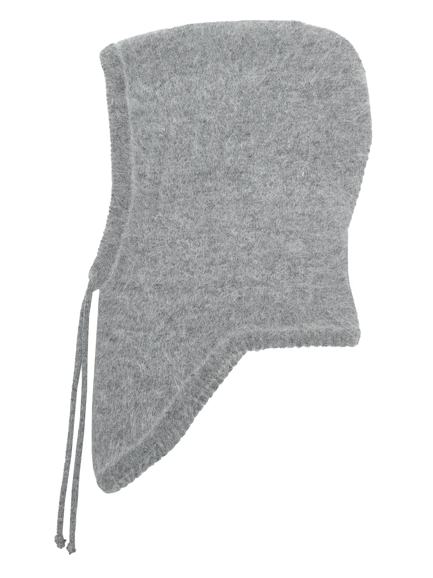 Капор из ангоры пепельного цвета фото 1