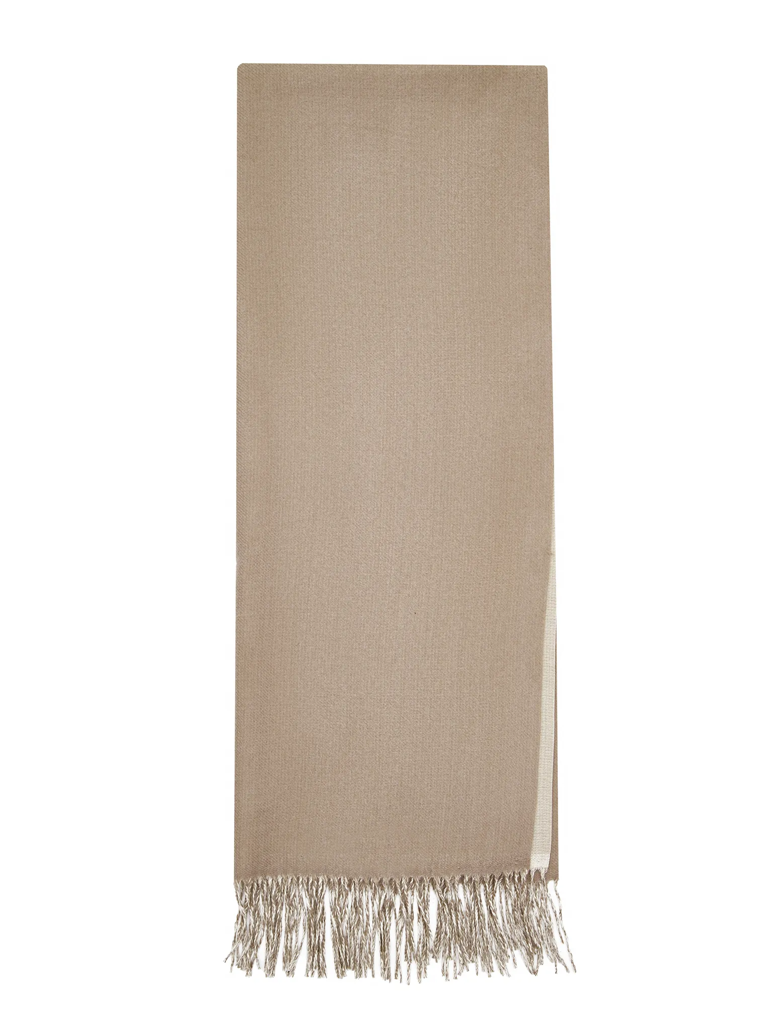 Палантин двусторонний цвета мокко фото 2