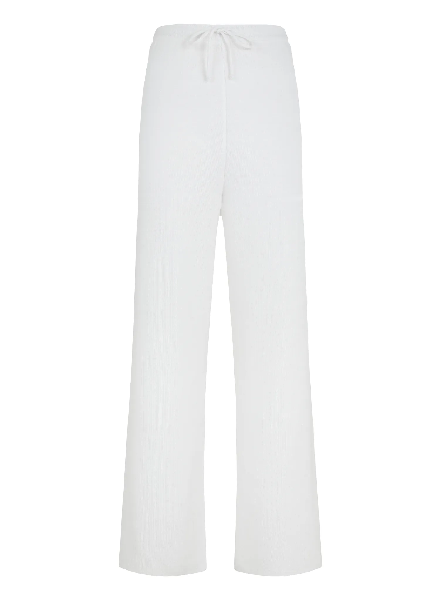 Костюм трикотажный: джемпер/брюки цвета тофу фото 2