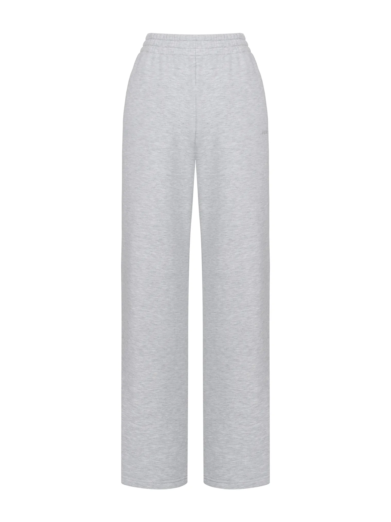 Брюки из плотного хлопка цвета серый меланж фото 10