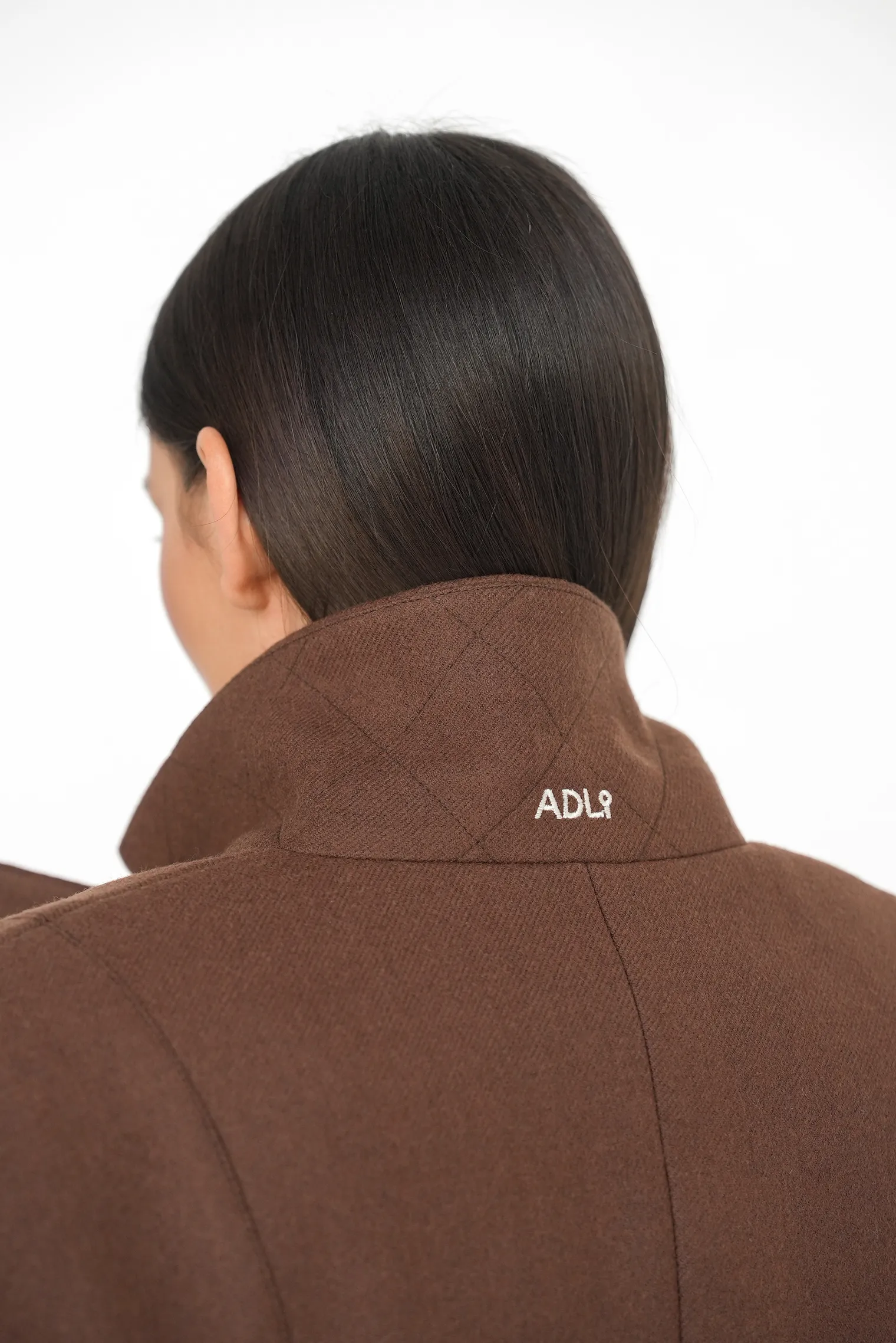 Пальто двубортное приталенное цвета корицы фото 2