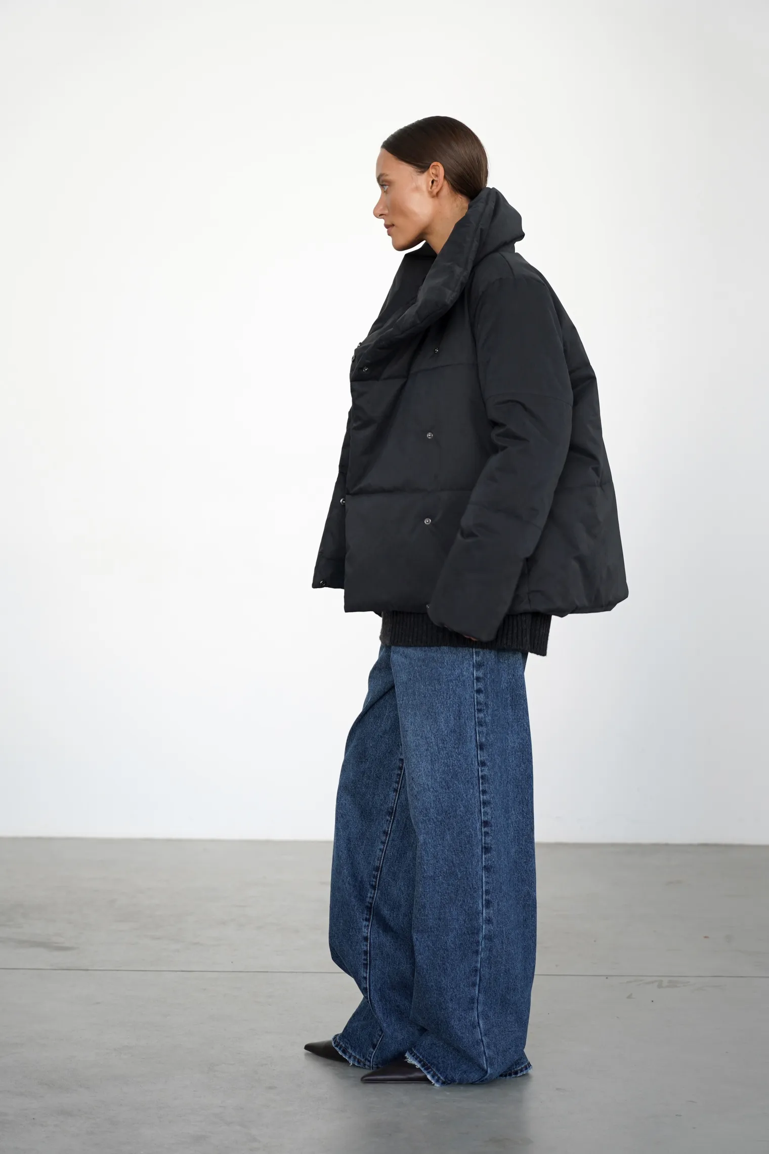 Куртка утепленная чёрного цвета фото 8