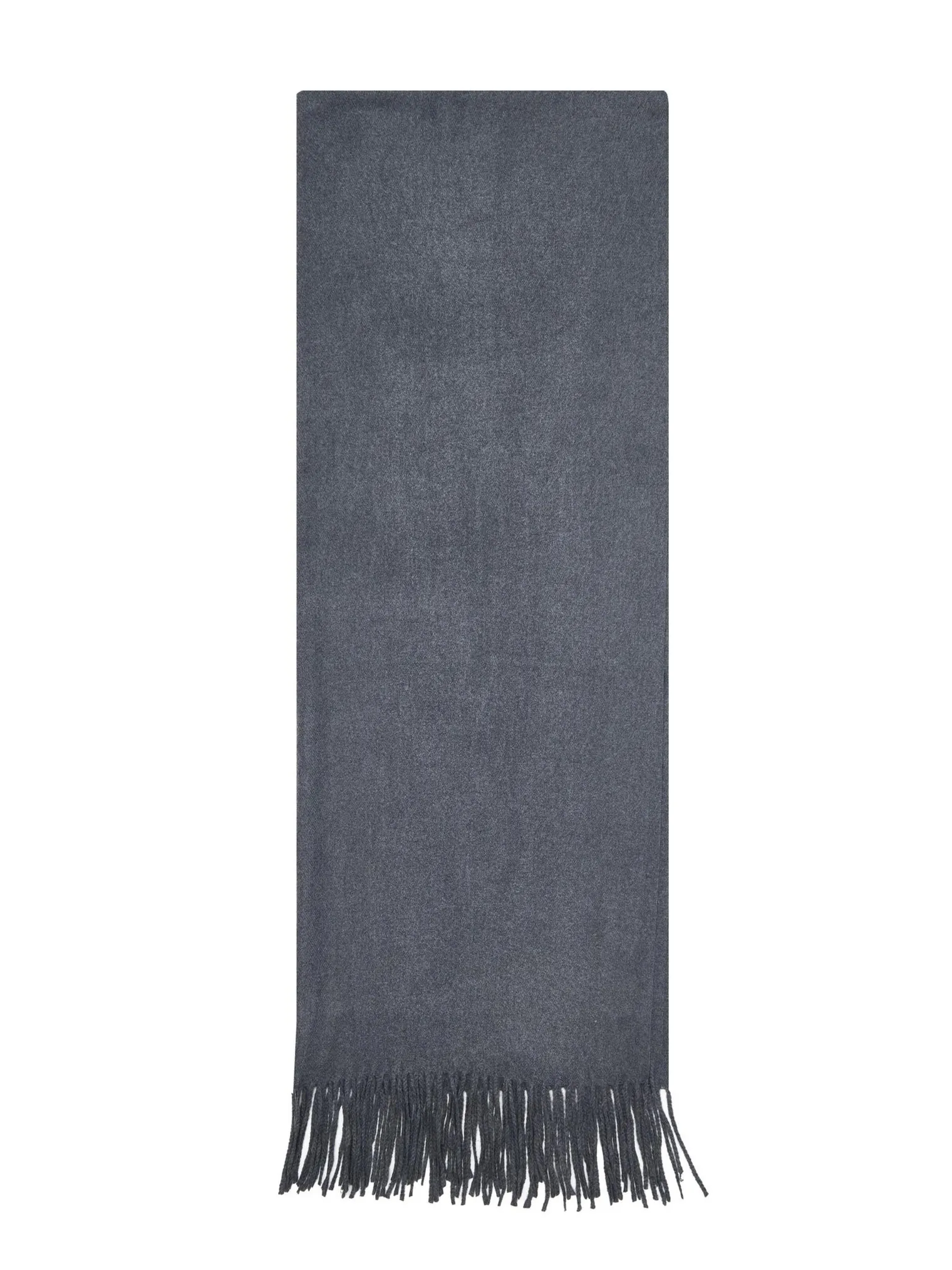 Палантин однотонный из вискозы графитового цвета фото 2