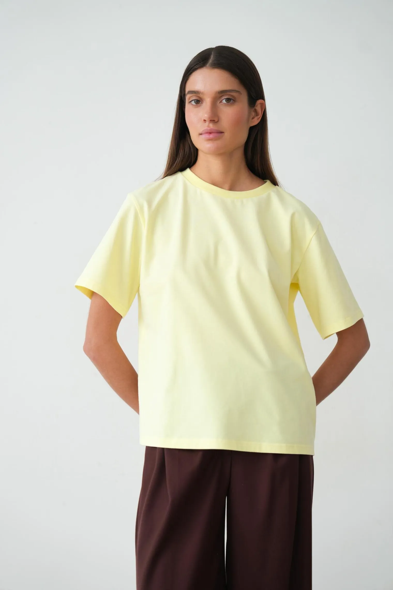 Футболка мужского кроя цвета лимонный сорбет фото 3