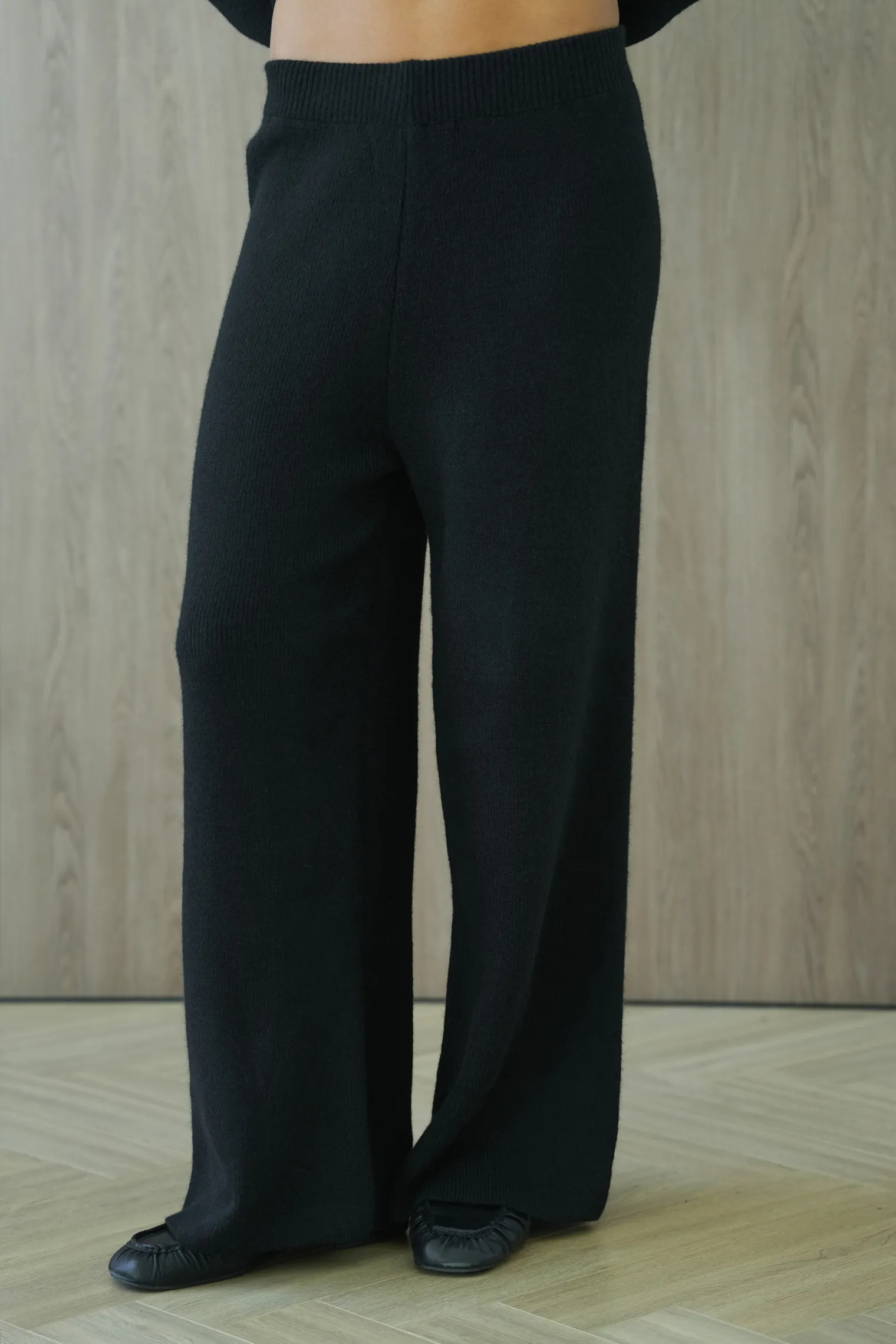 Комплект Essence: кардиган, брюки чёрного цвета фото 9