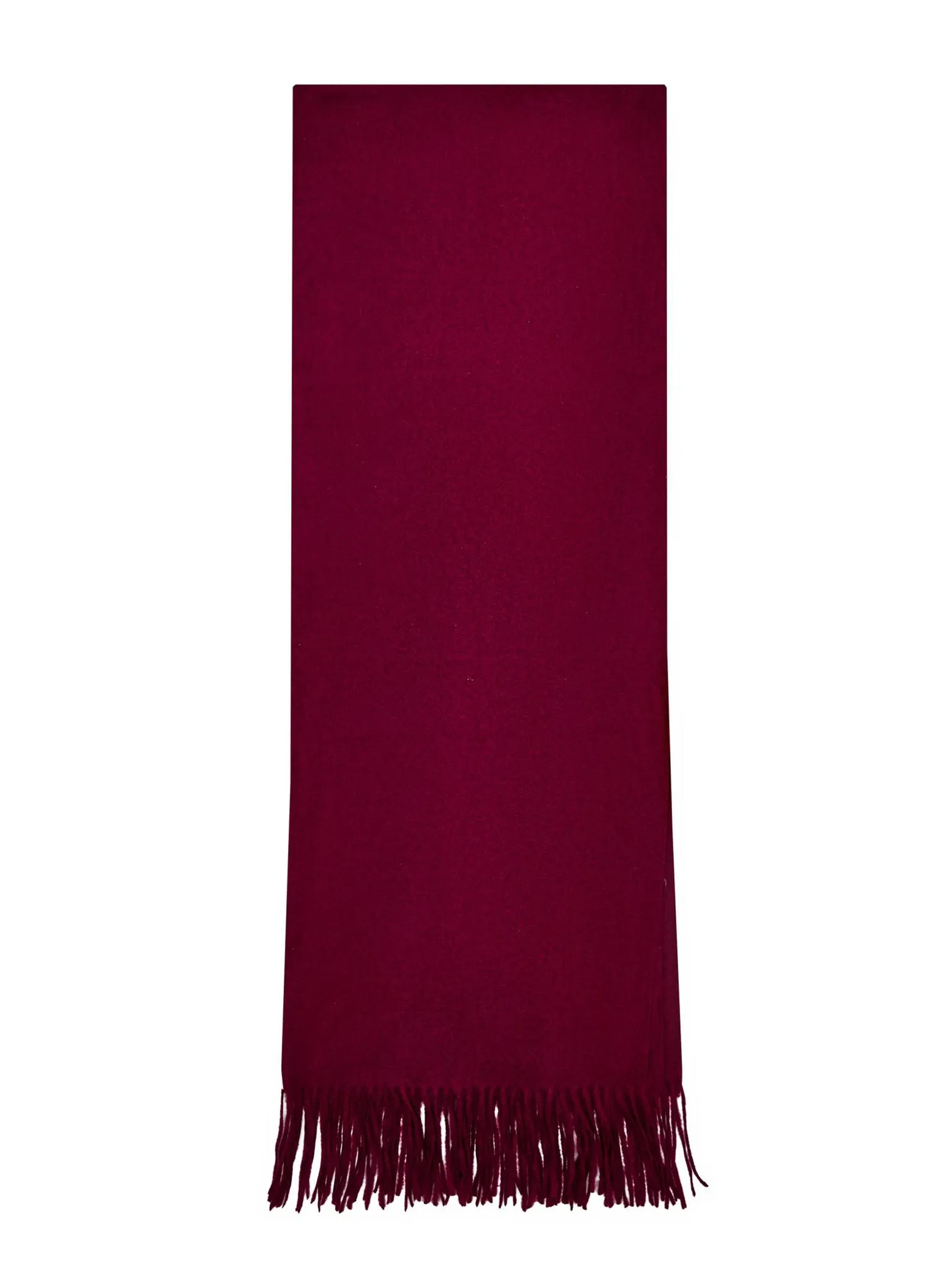 Палантин однотонный из вискозы цвета марсала фото 2