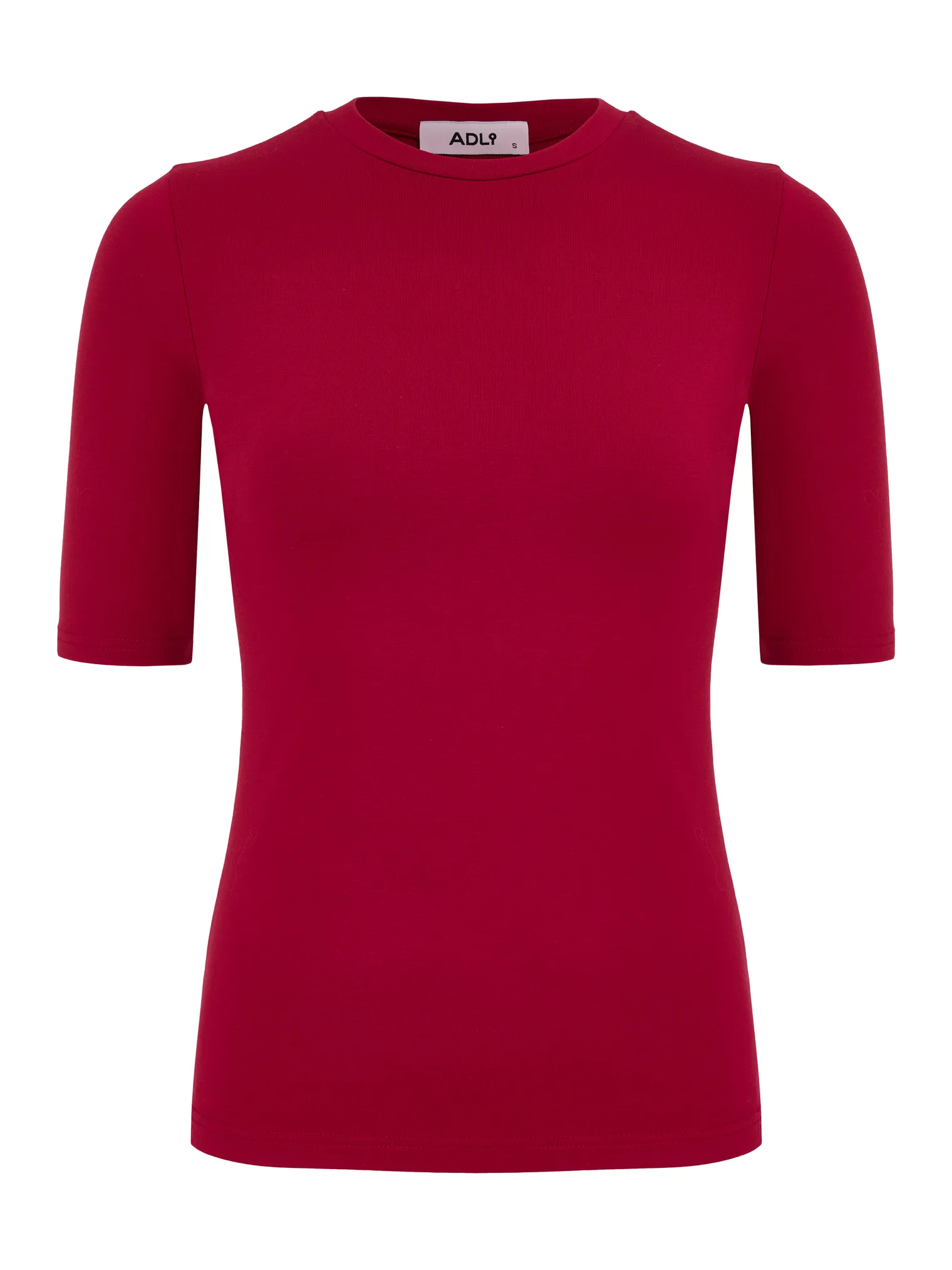 Майка из тонкого трикотажа красного цвета фото 8