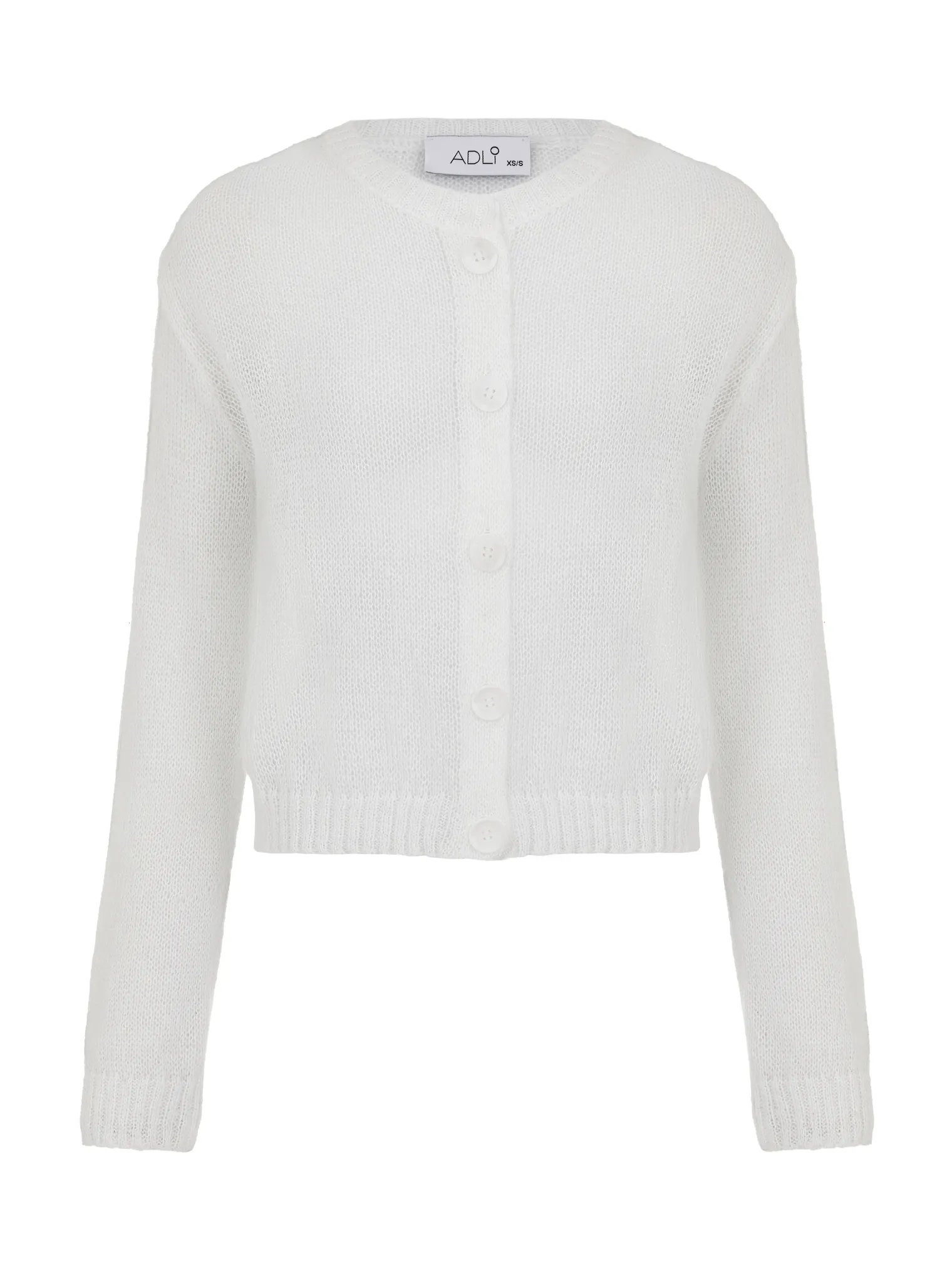 Кардиган ажурной вязки цвета тофу фото 8