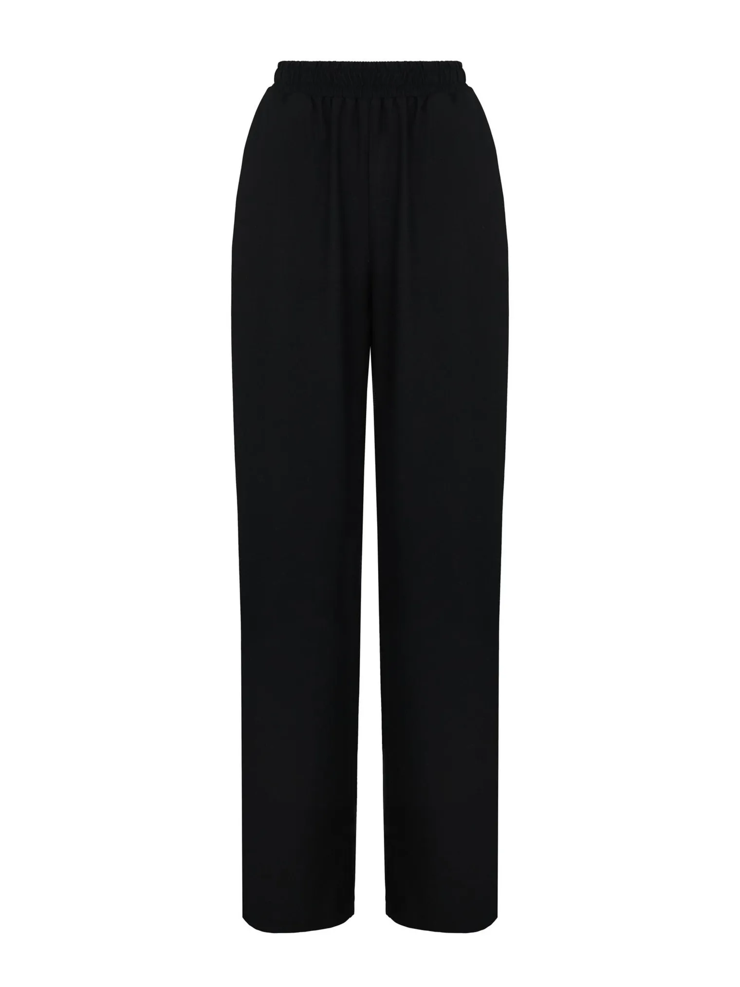 Брюки прямого кроя с карманами чёрного цвета фото 8