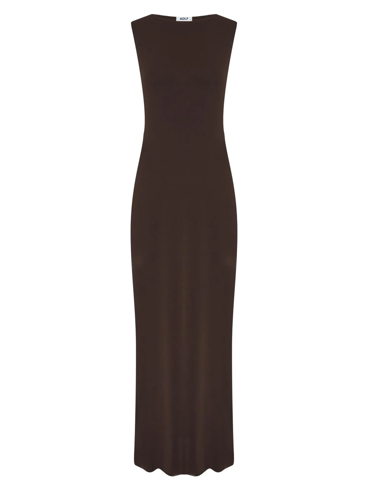 Платье макси цвета горький шоколад фото 8