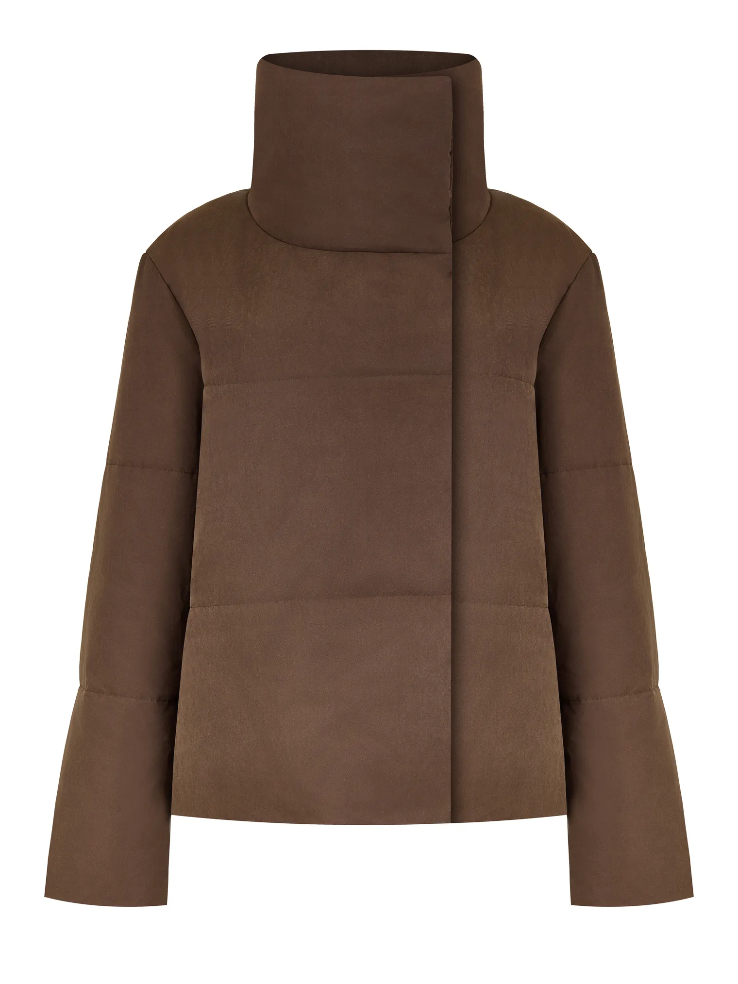 Куртка утепленная шоколадного цвета фото 9