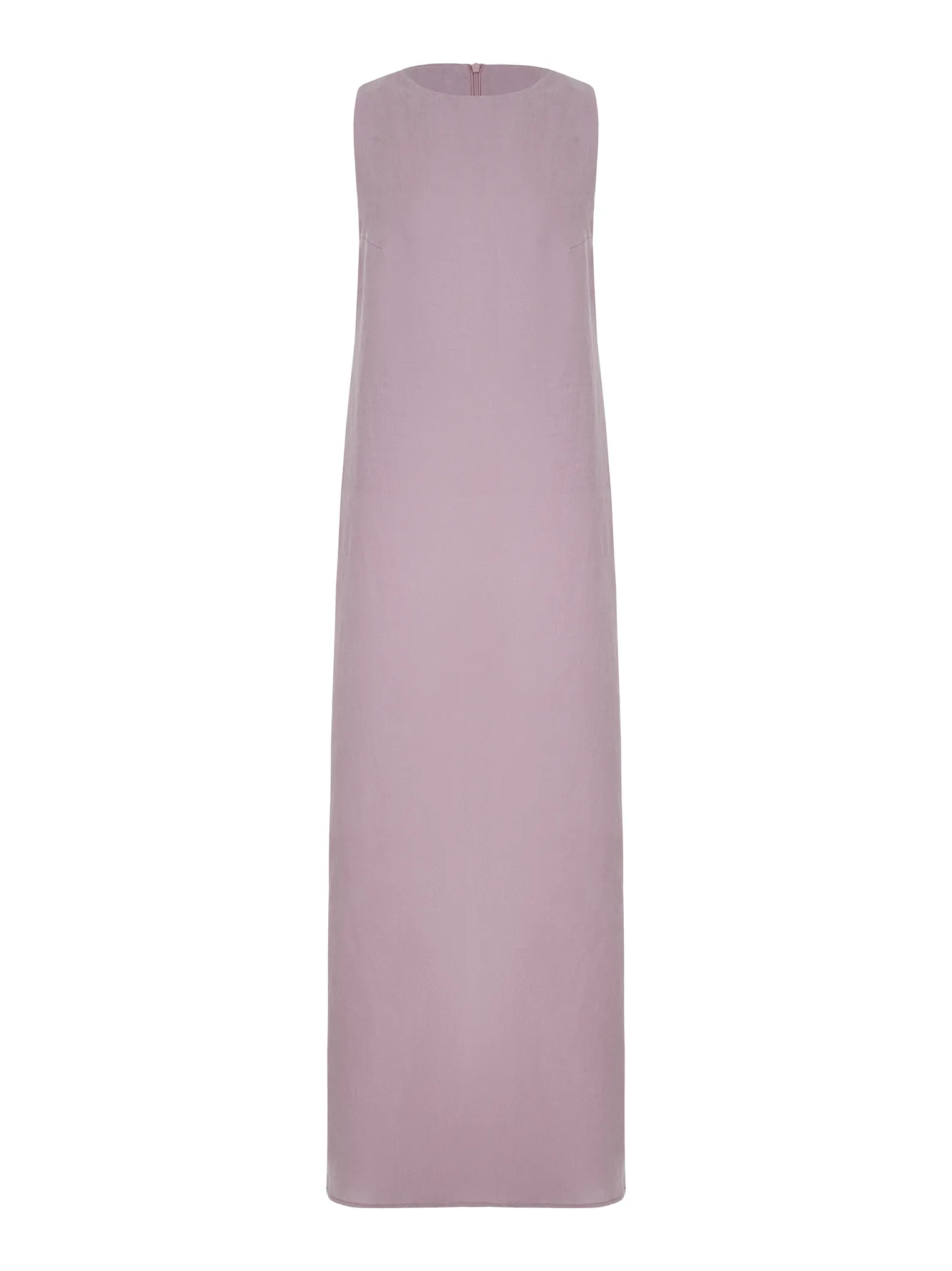 Платье-халтер из вискозы пыльно-розового цвета фото 8