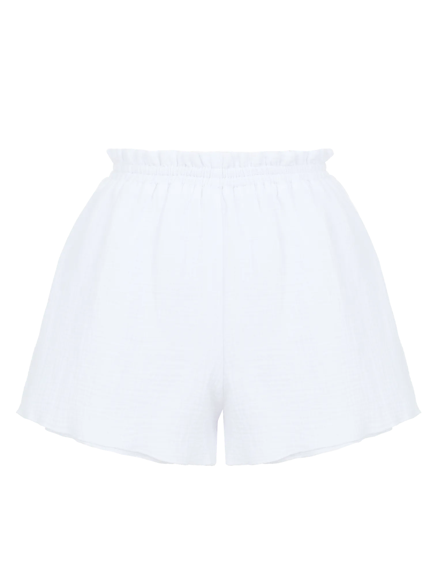 Костюм из муслина: рубашка, шорты цвета тофу фото 2