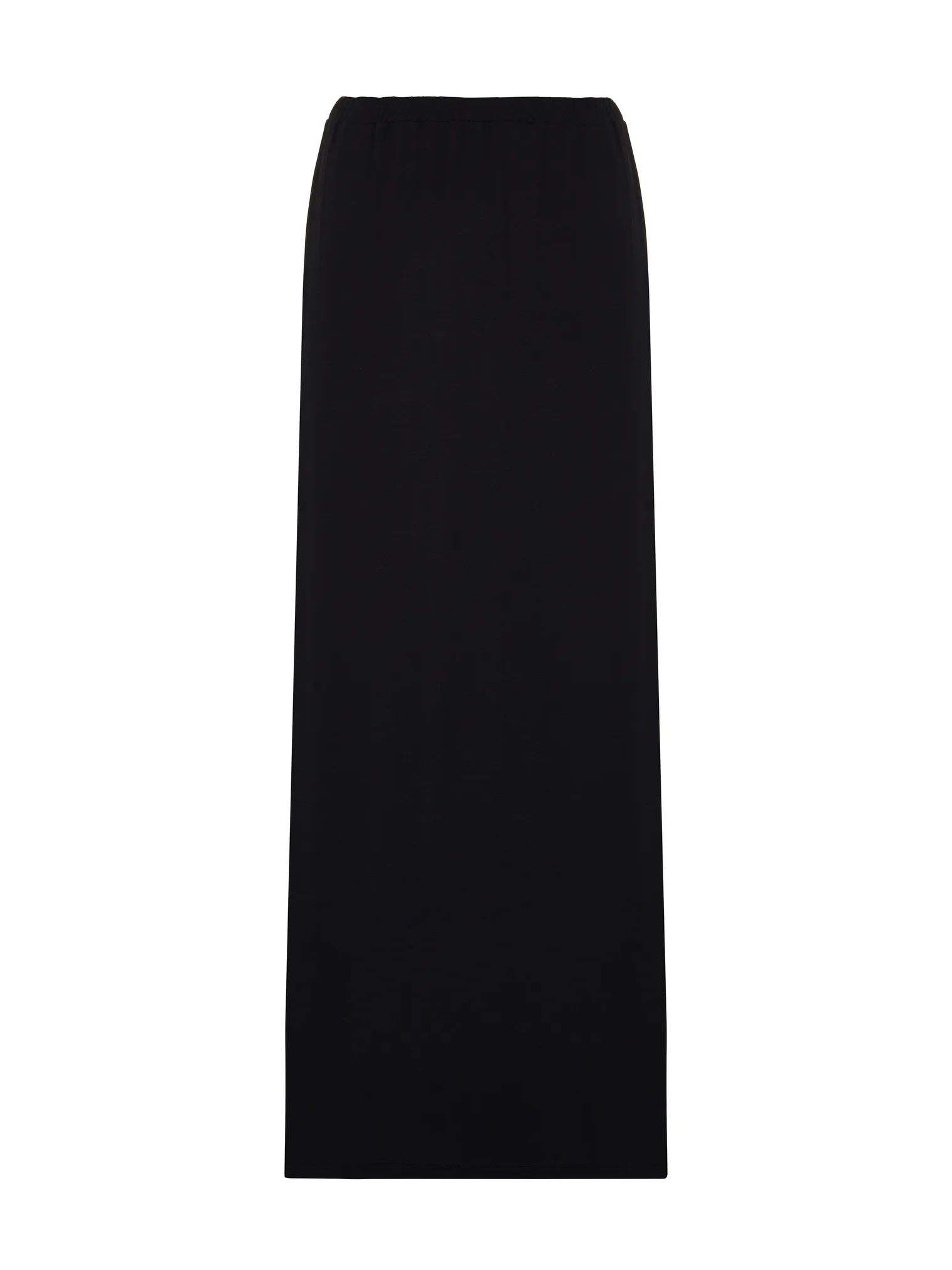 Юбка из тонкого трикотажа чёрного цвета фото 7