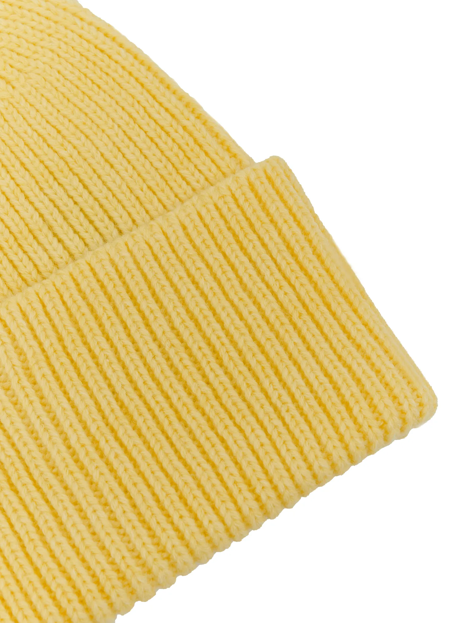 Шапка из шерсти мериноса сливочного цвета фото 7