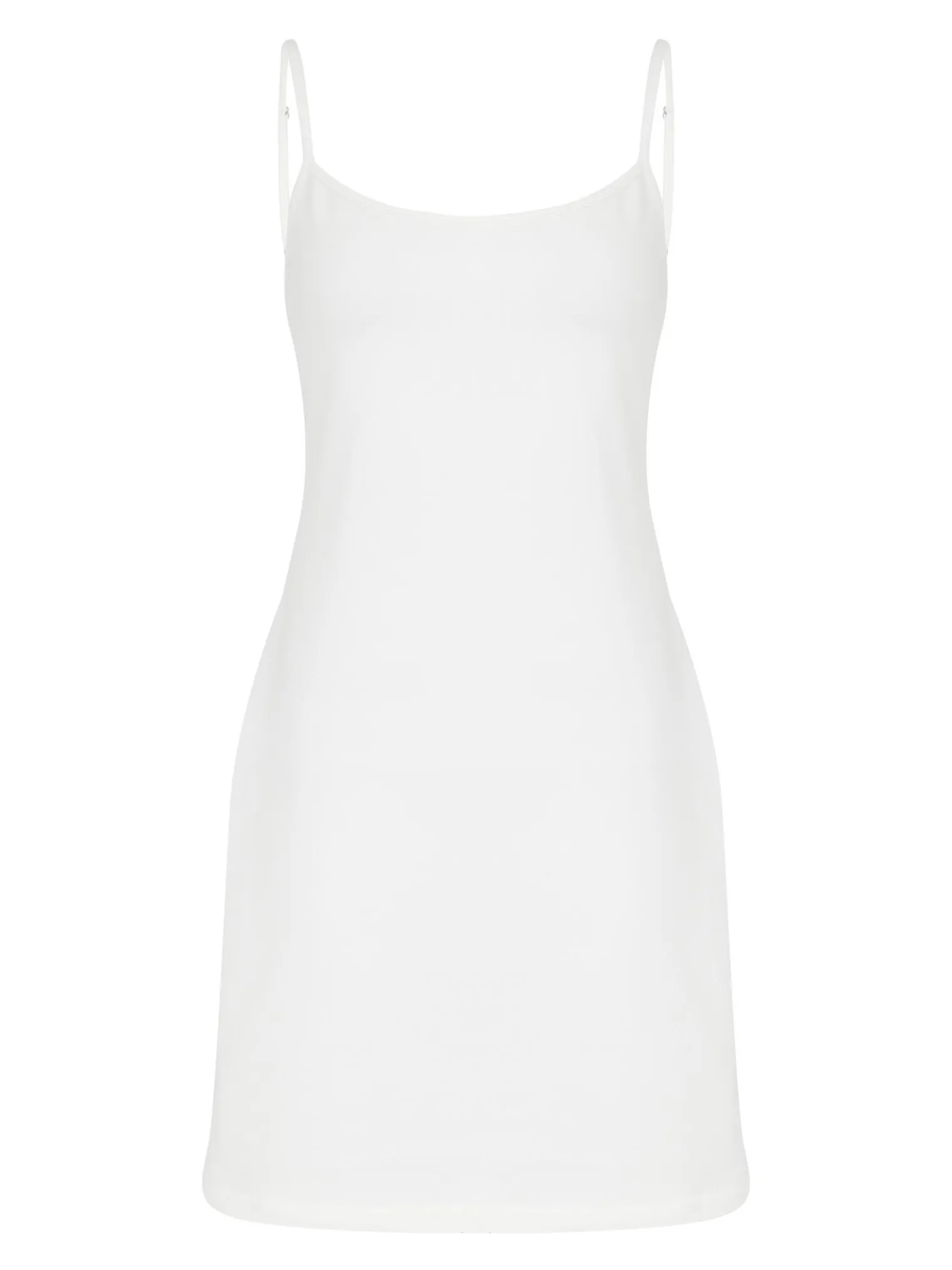 Платье мини на бретелях цвета тофу фото 9