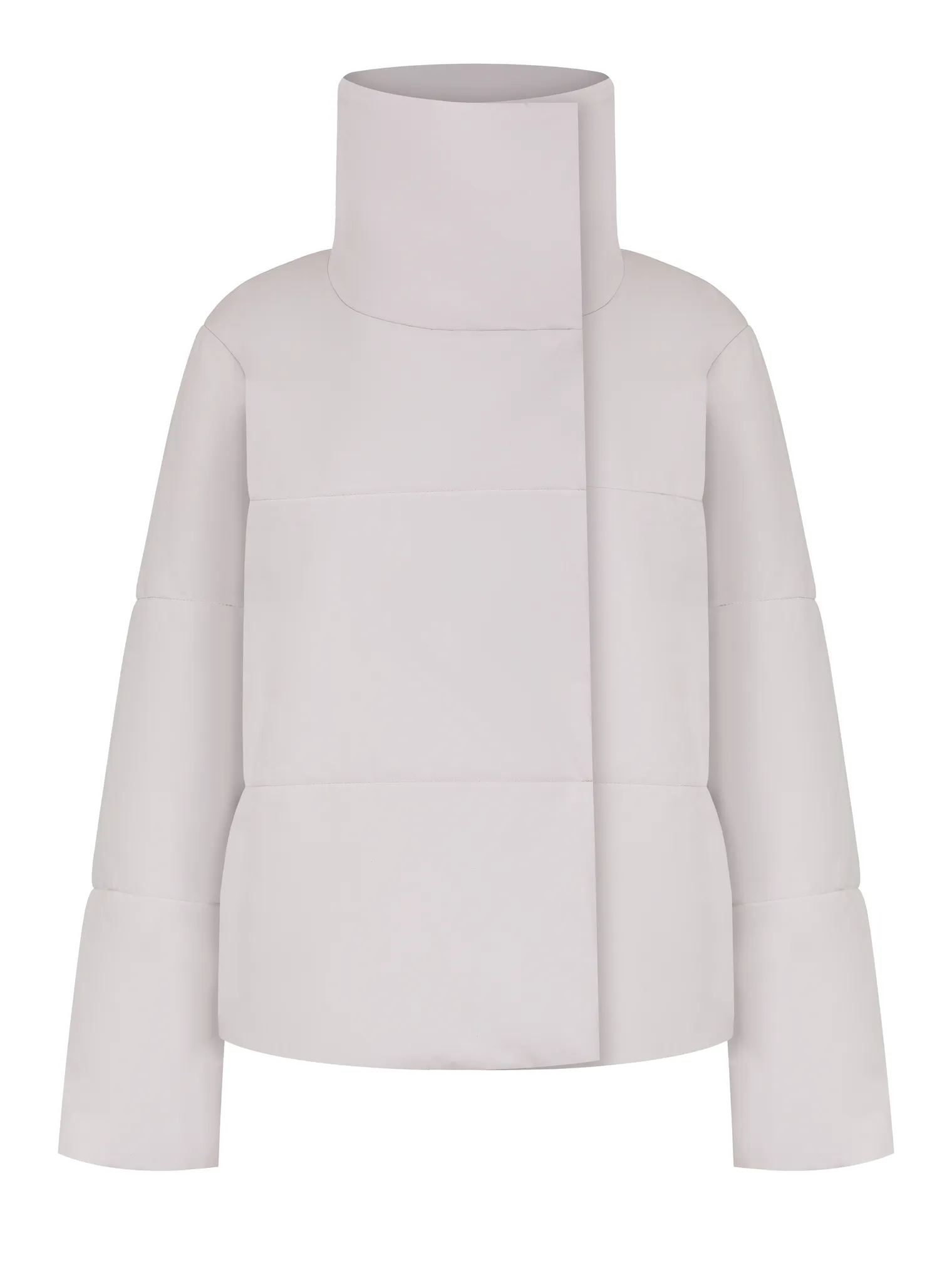 Куртка утепленная пепельного цвета фото 9