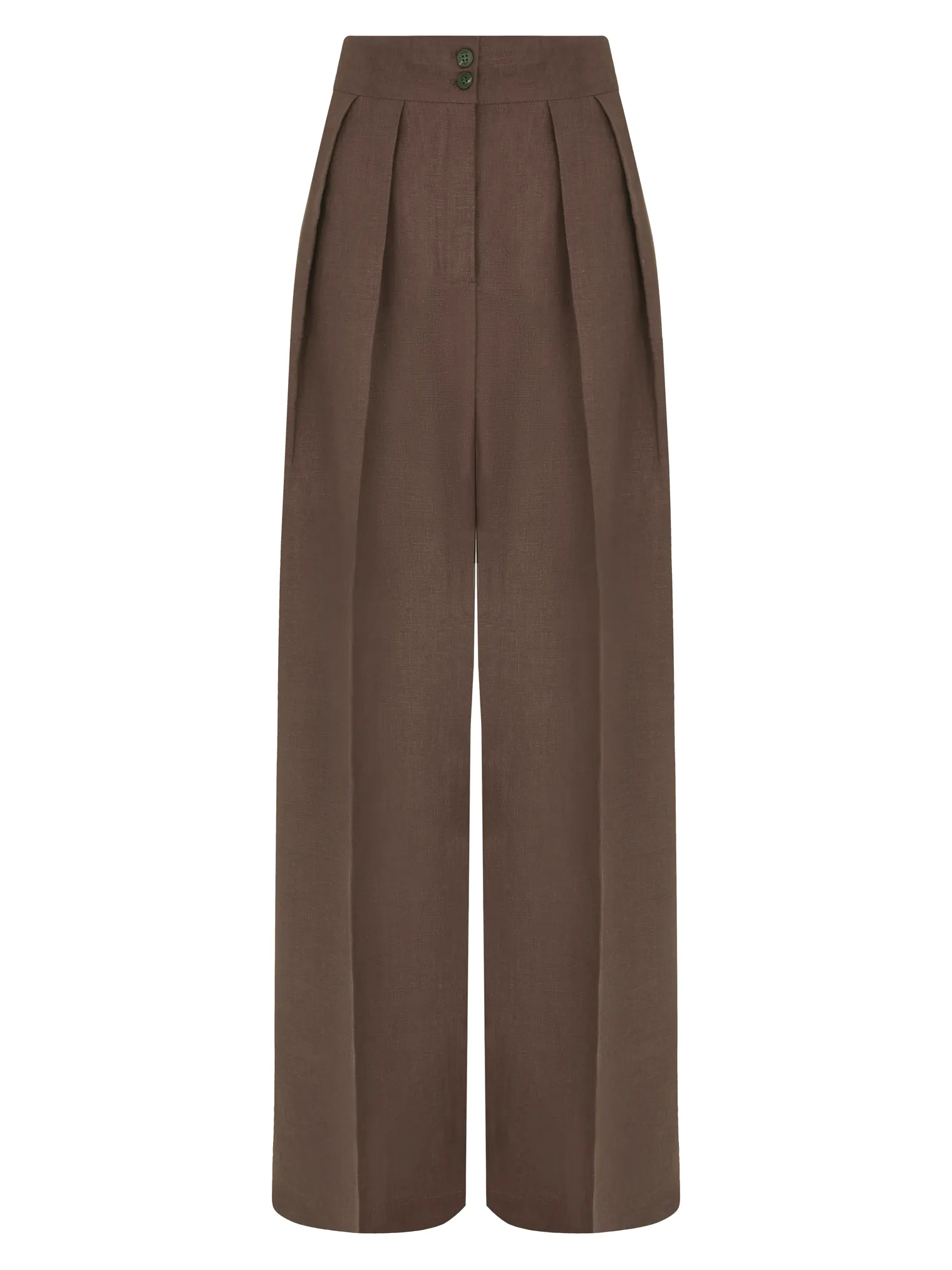 Брюки Zara шоколадного цвета фото 8