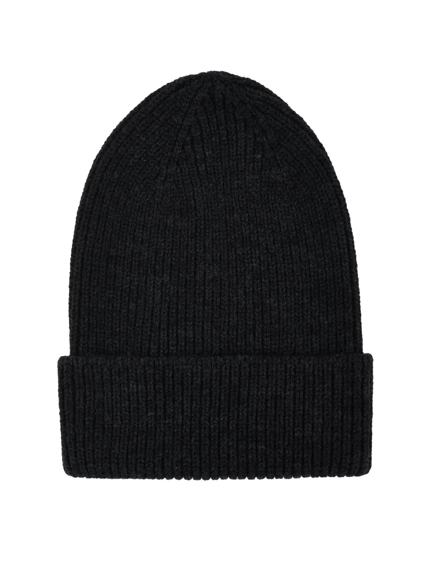 Шапка из шерсти мериноса графитового цвета фото 1